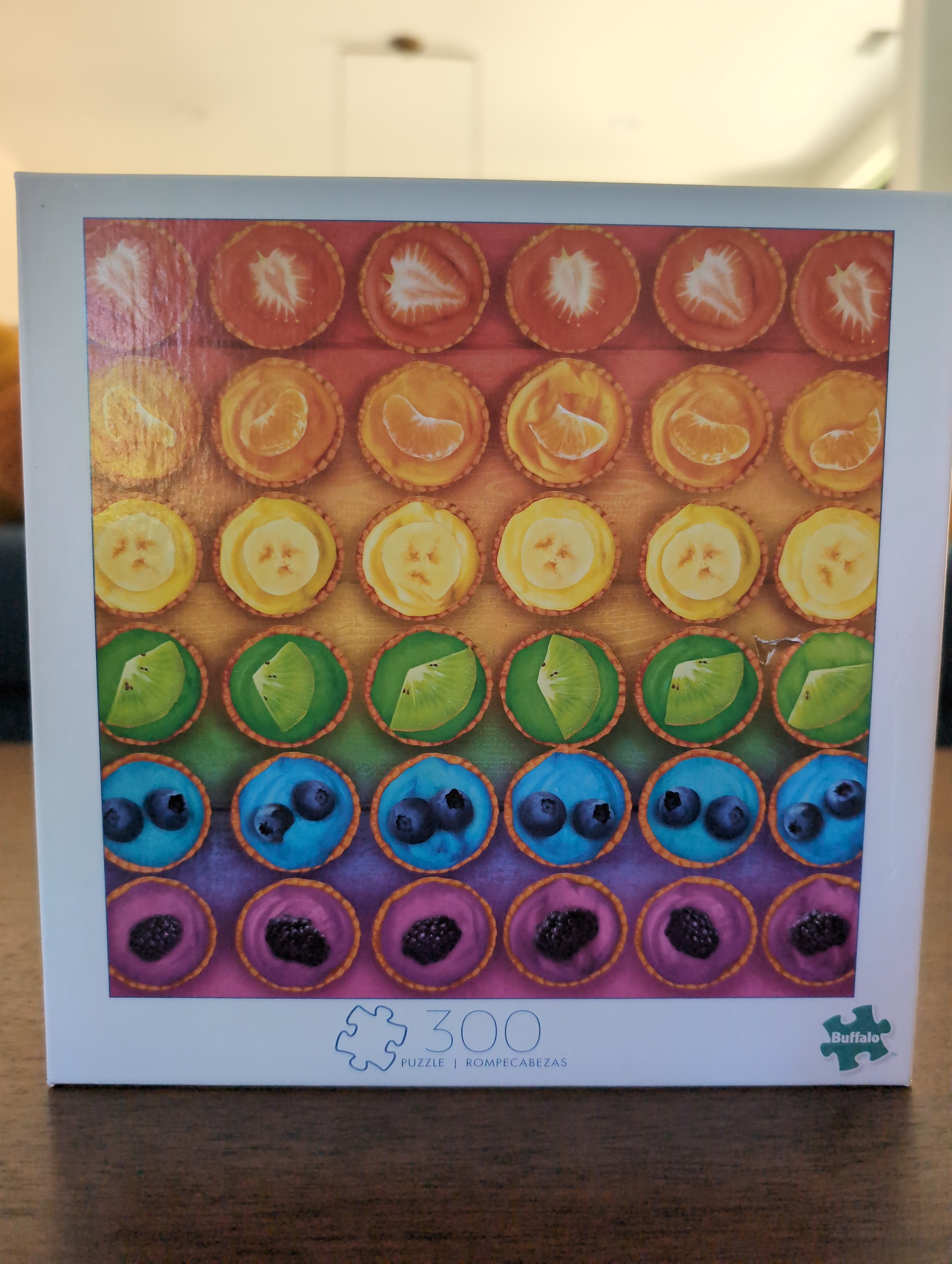 Rainbow Tarts, 300-piece puzzle, Buffalo Games