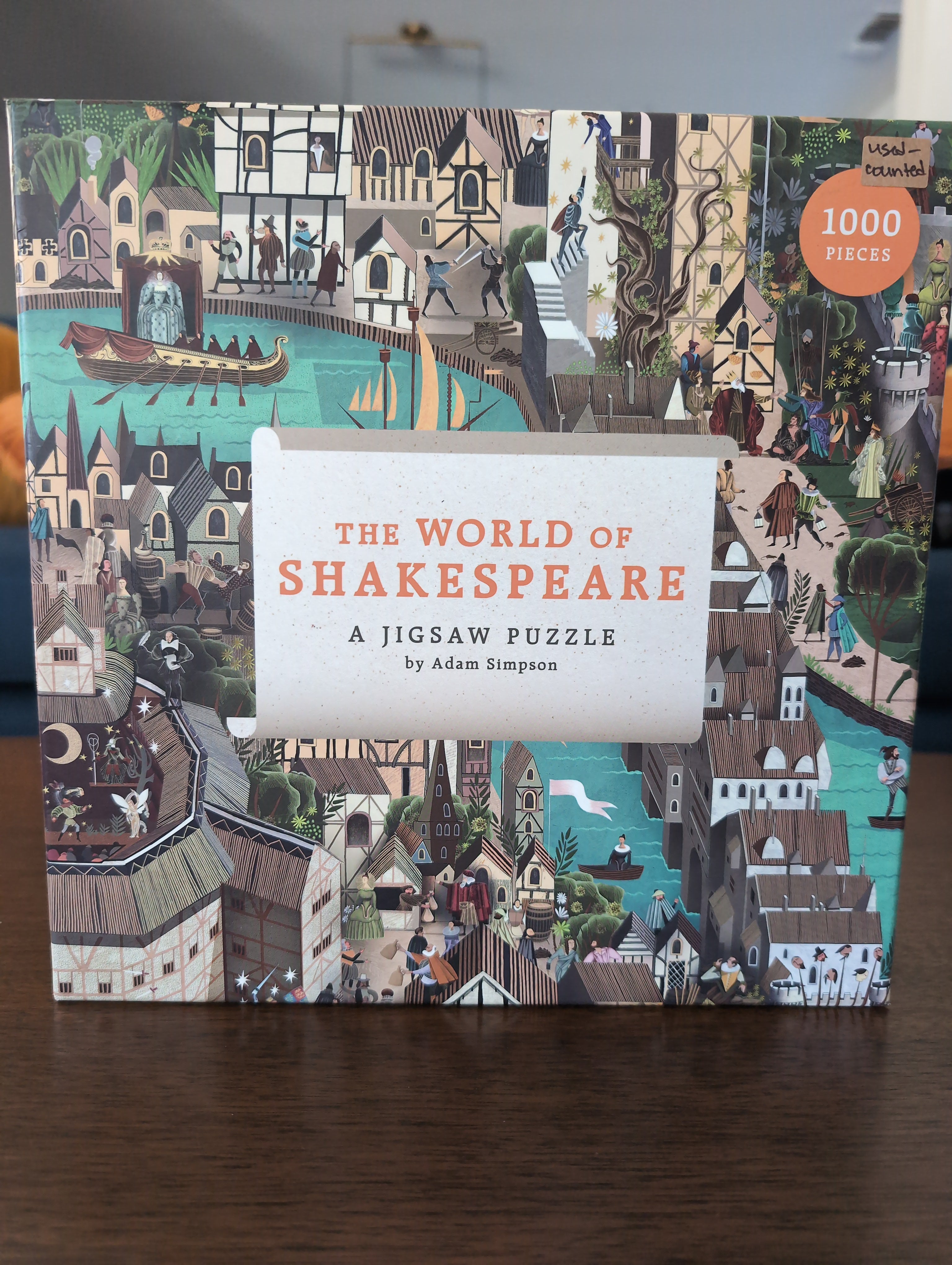 The World of Shakespeare, 1000-piece puzzle, Laurence King Publishing