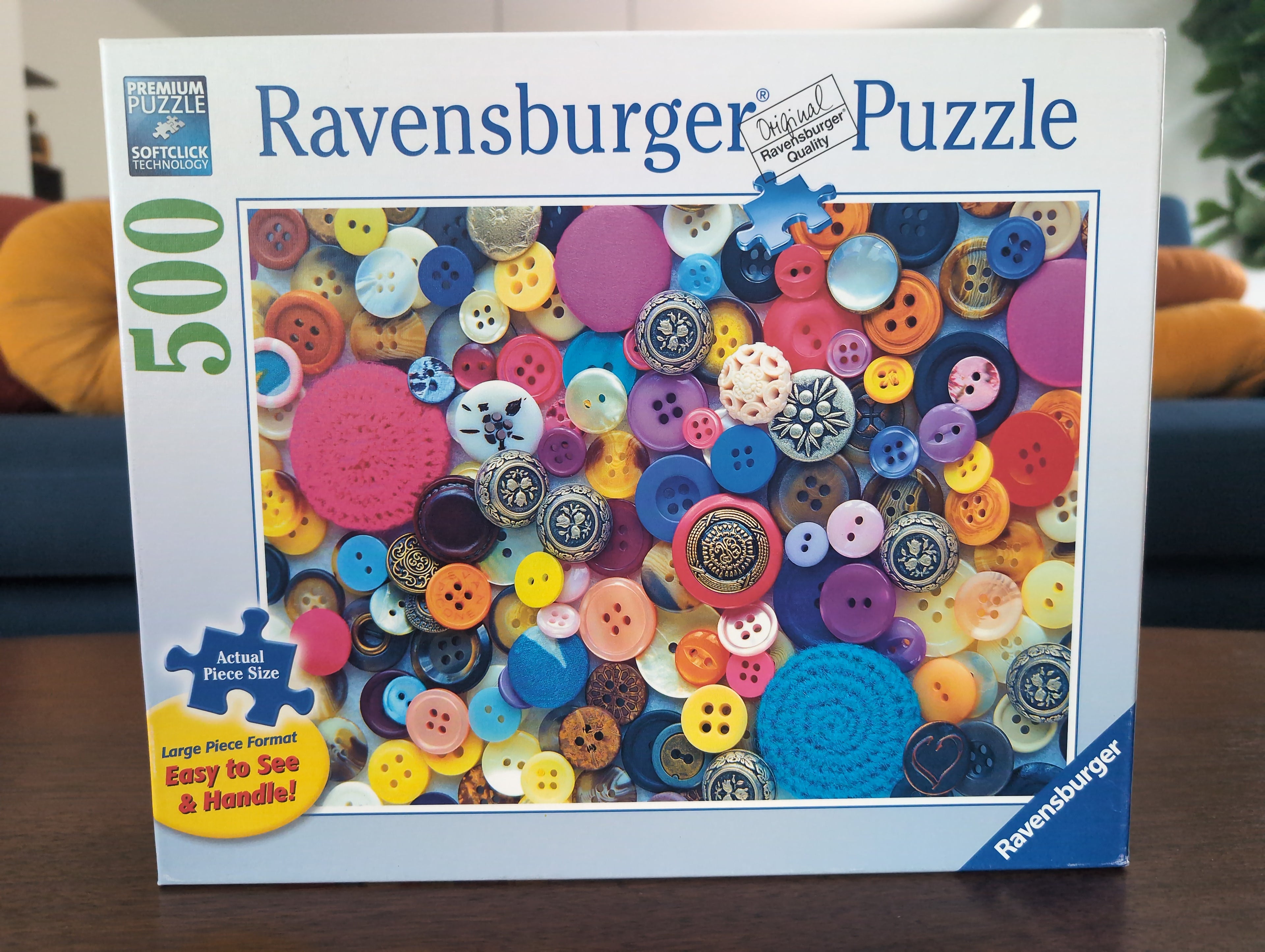 Buttons, 500-piece puzzle, Ravensburger