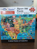 United States of America, 504-piece puzzle, Think2Master
