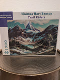 Trail Riders - Thomas Hart Benton, 1000-piece puzzle, Pomegranate