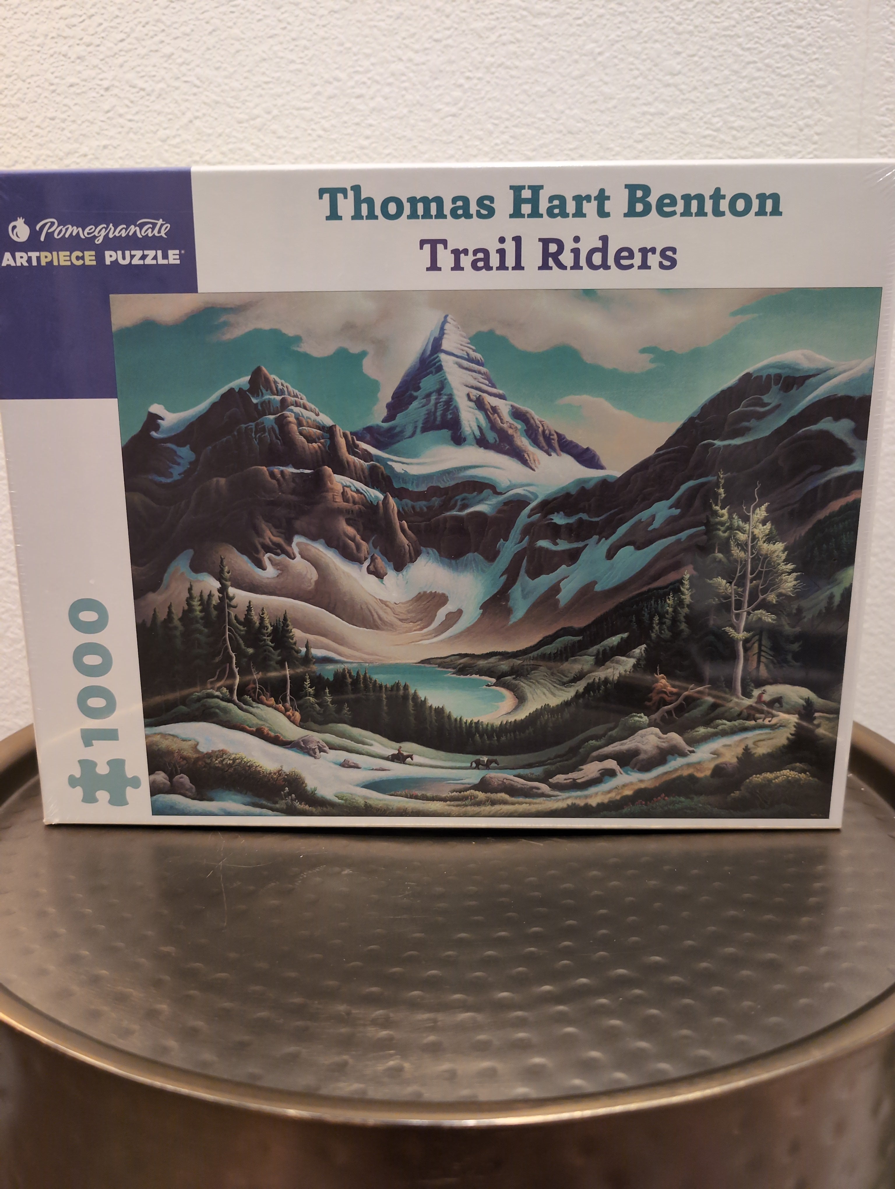 Trail Riders - Thomas Hart Benton, 1000-piece puzzle, Pomegranate
