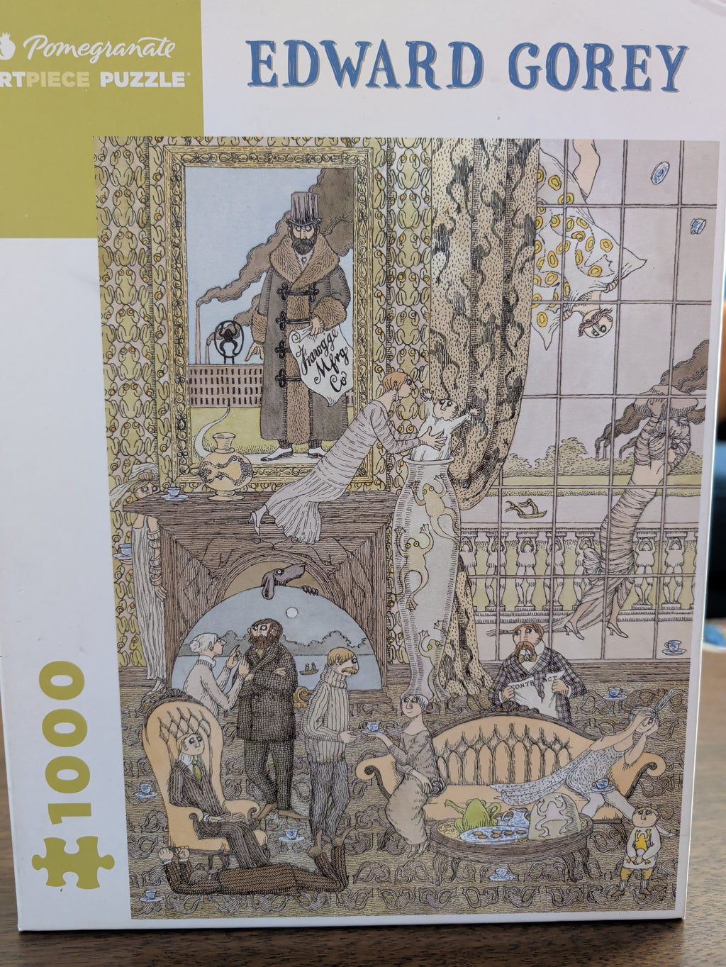 Edward Gorey (Fragge Mfrg. Co.), 1000-piece puzzle, Pomegranate