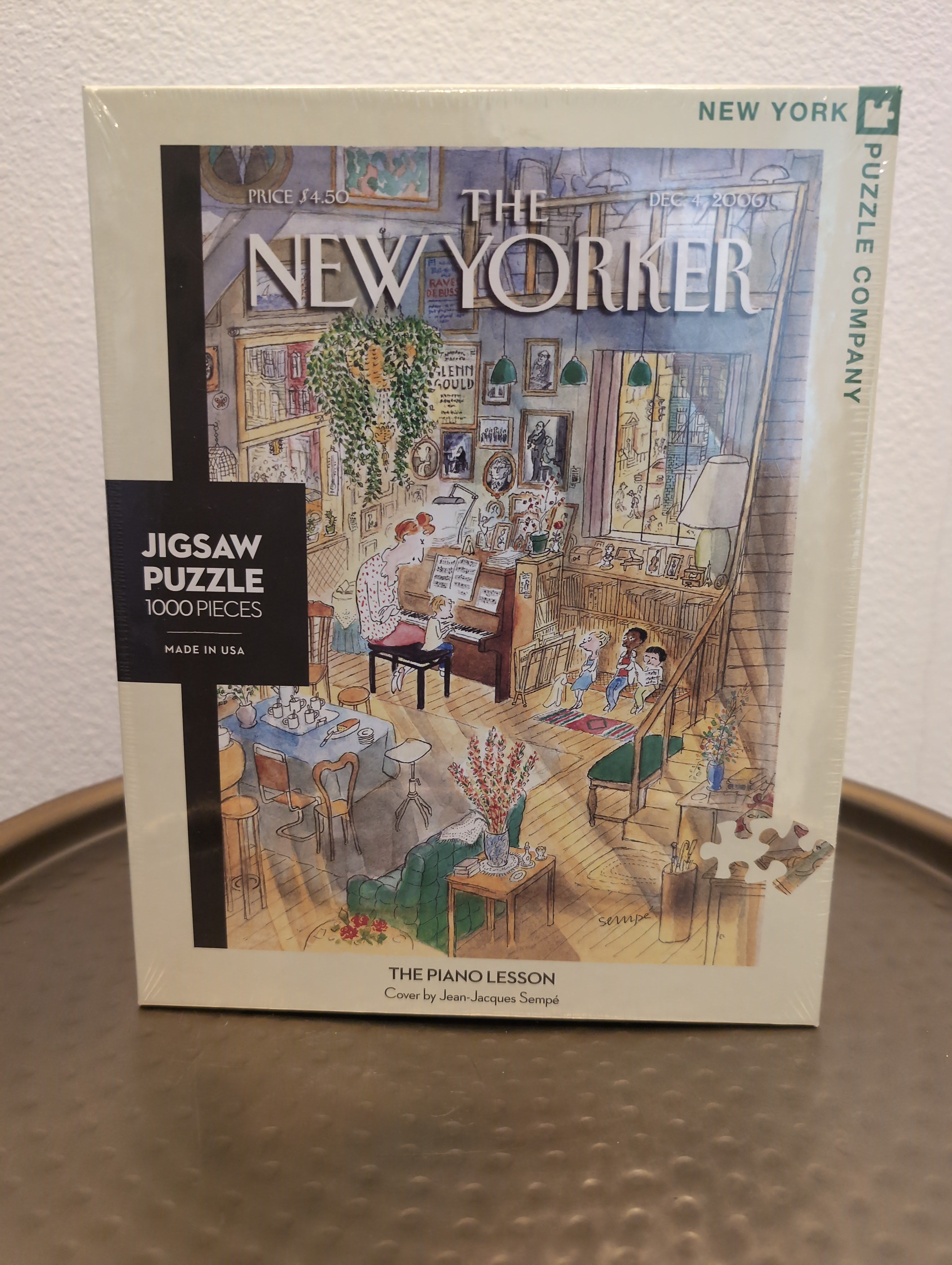 The Piano Lesson - New Yorker, 1000-piece puzzle, New York Puzzle Company