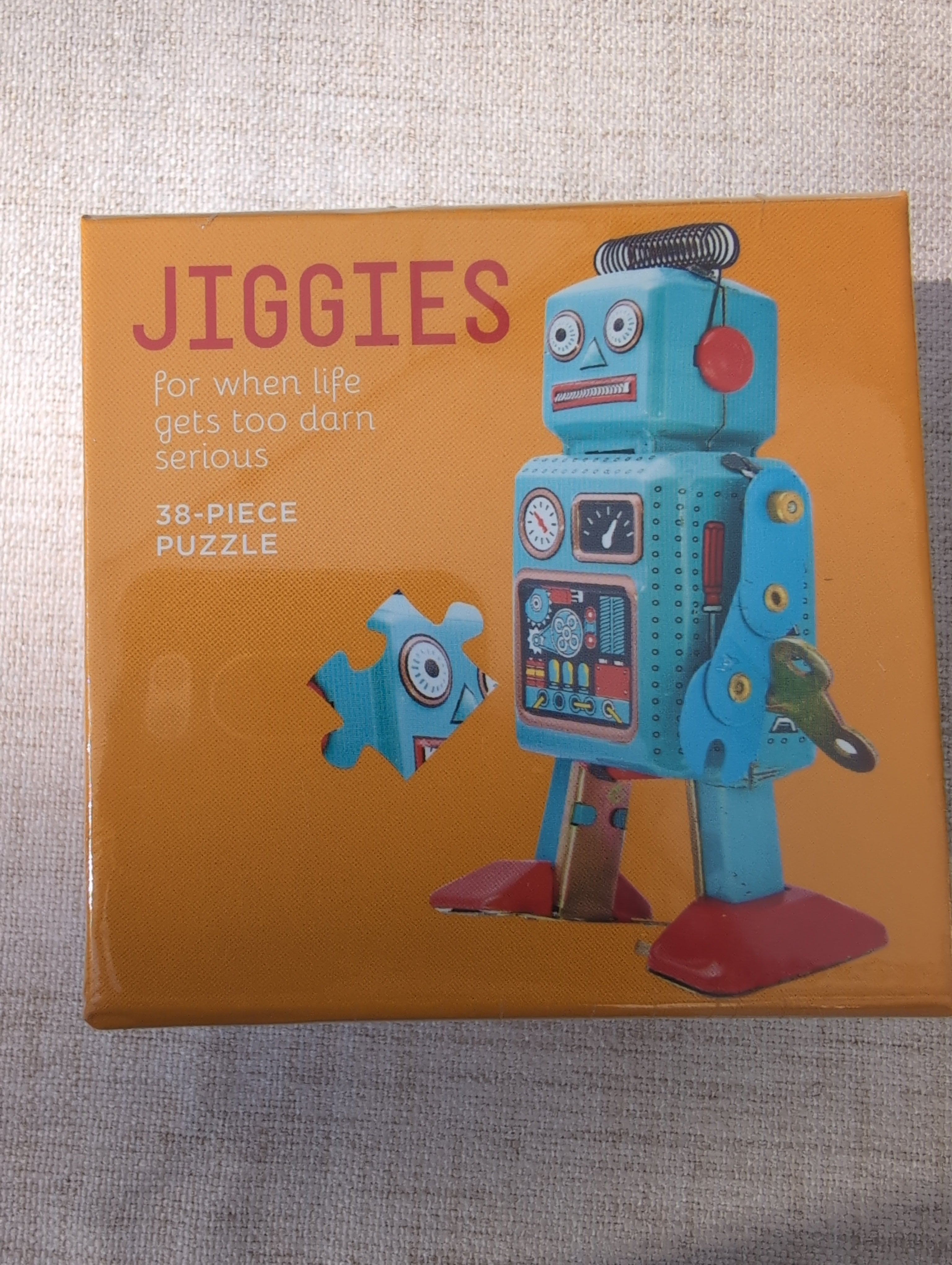 Robot, 38-piece puzzle, Gibbs Smith