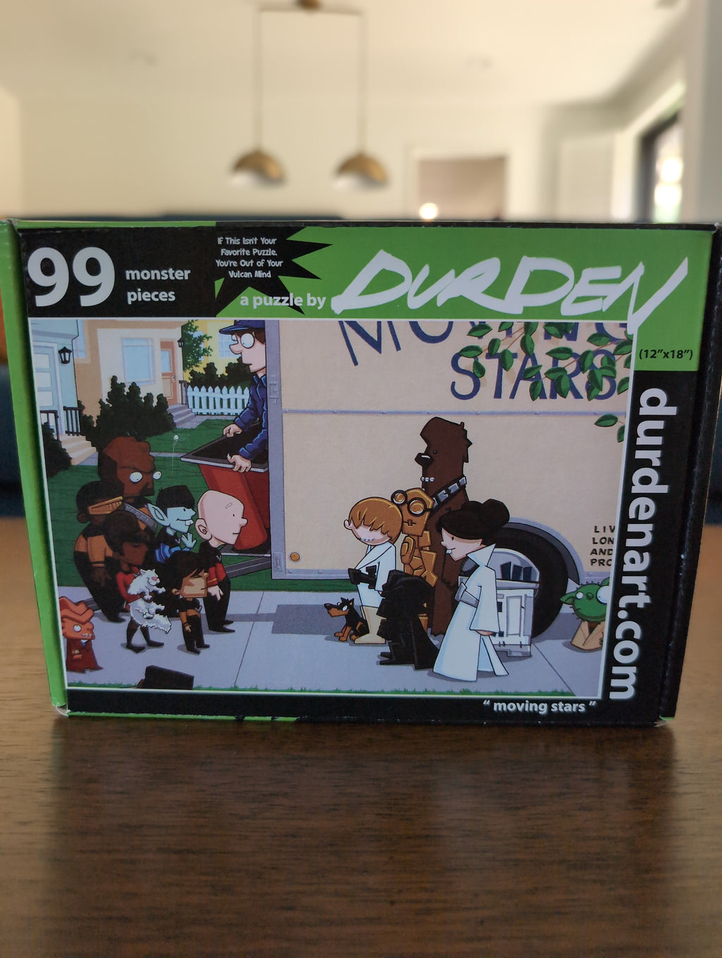 Moving Stars, 99-piece puzzle, Durden Art