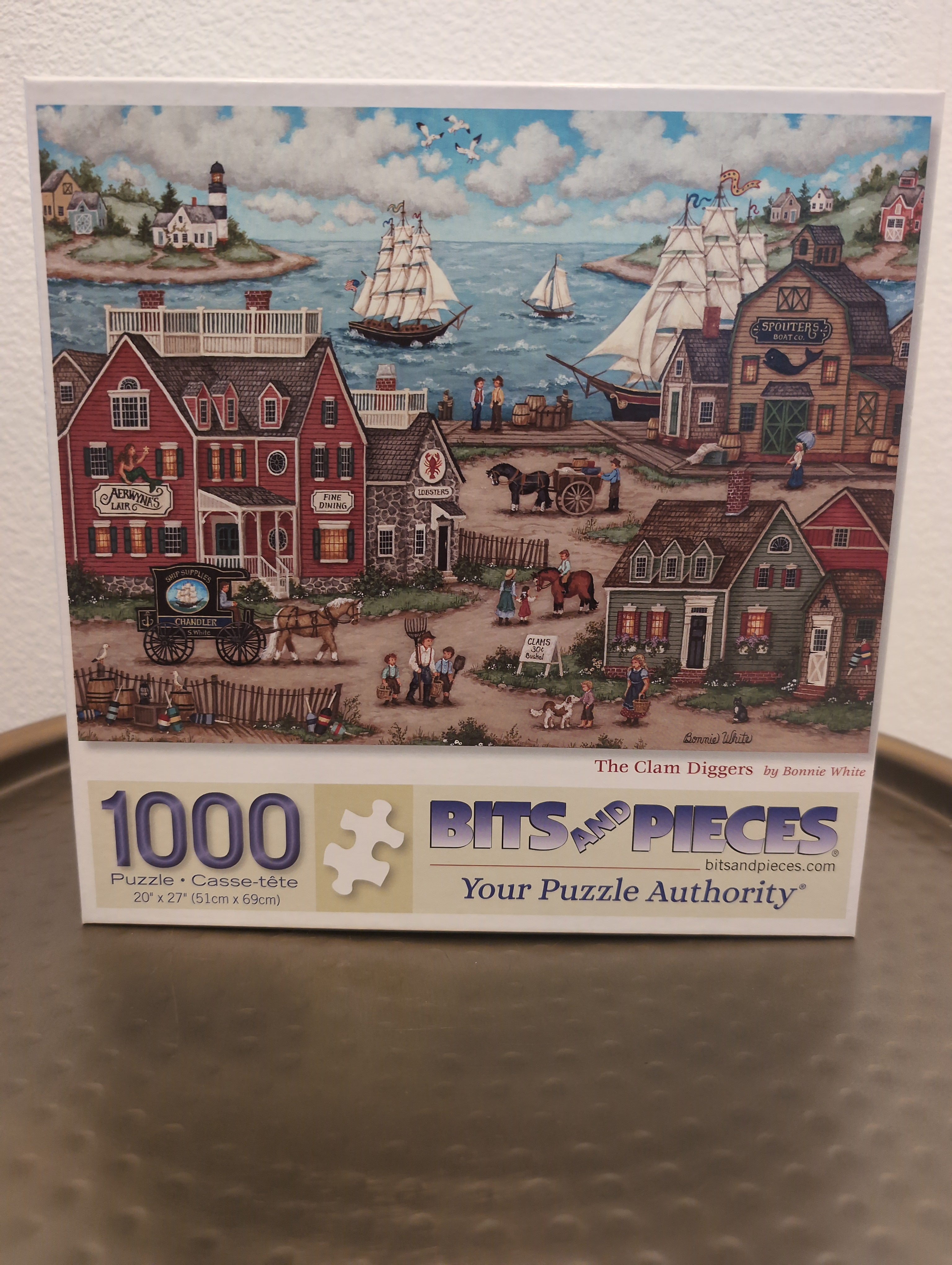 The Clam Diggers, 1000-piece puzzle, Bits and Pieces