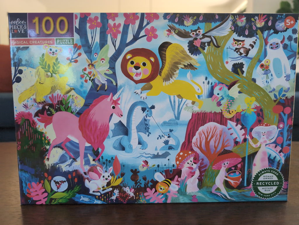 Magical Creatures, 100-piece puzzle, eeBoo