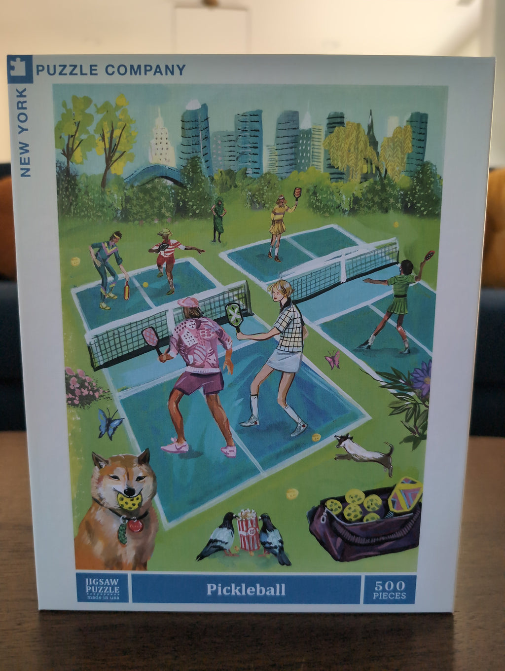 Pickleball, 500-piece puzzle, New York Puzzle Company
