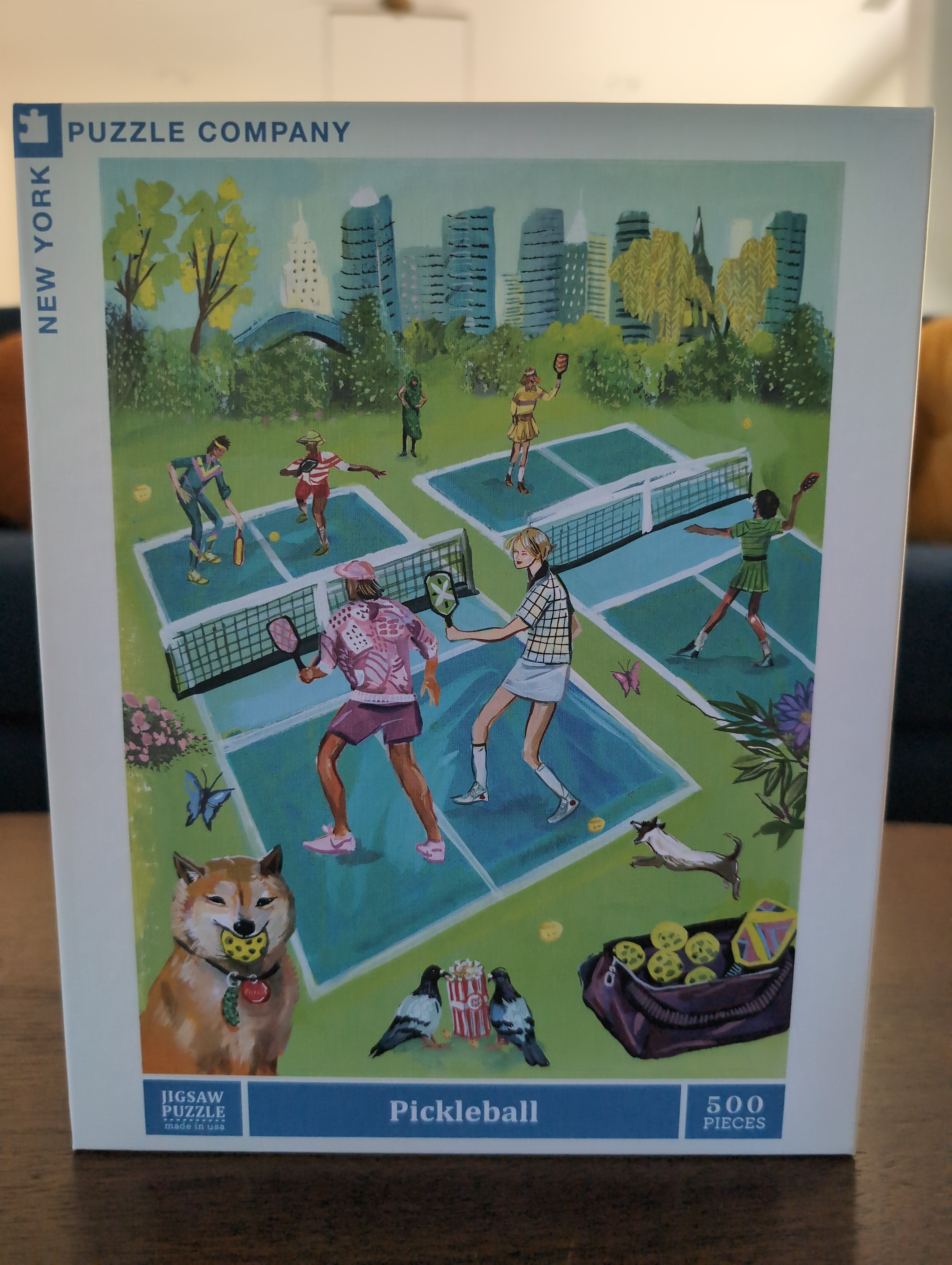 Pickleball, 500-piece puzzle, New York Puzzle Company