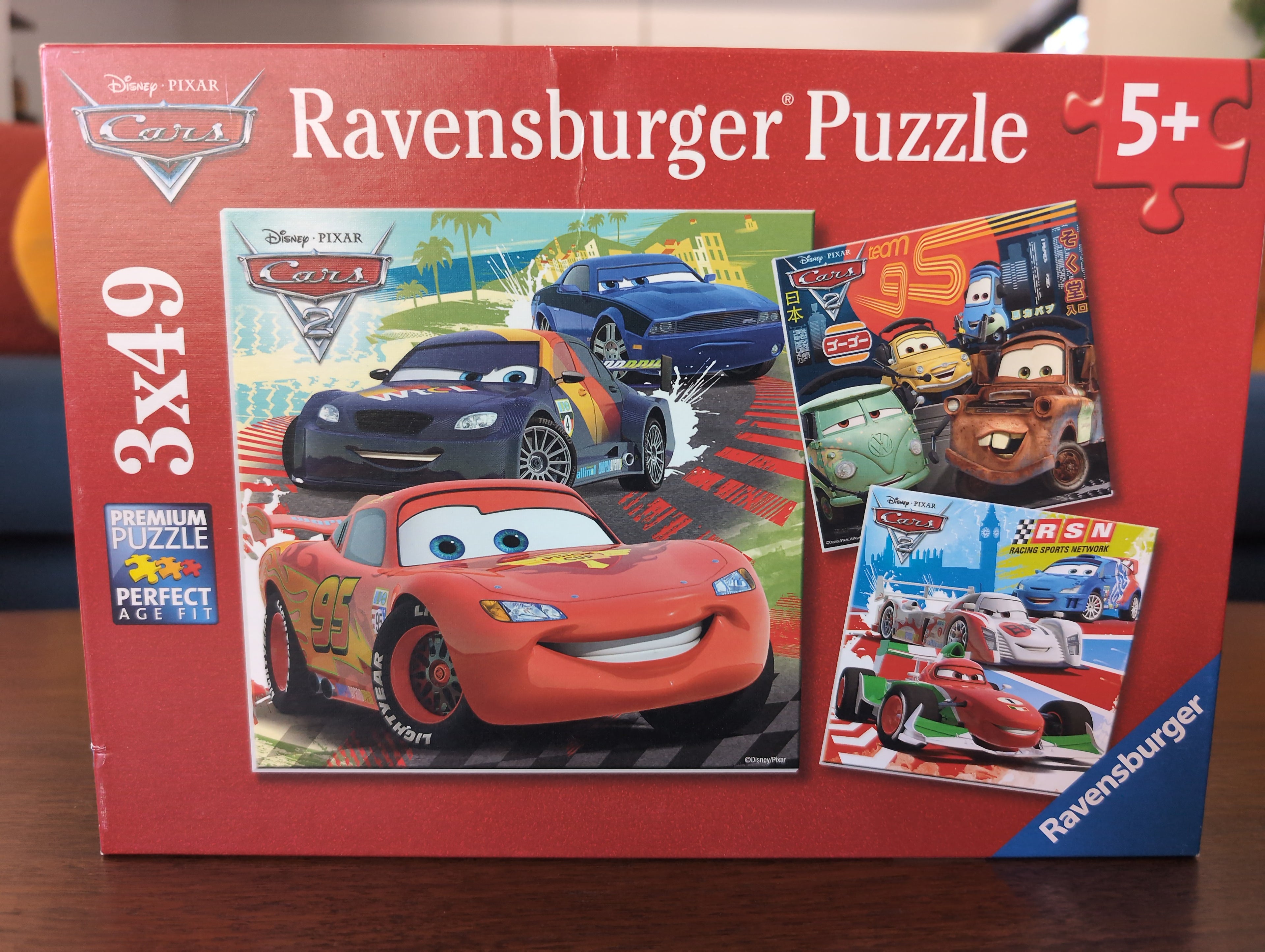 Worldwide Racing Fun, 3 x 49-piece puzzles, Ravensburger