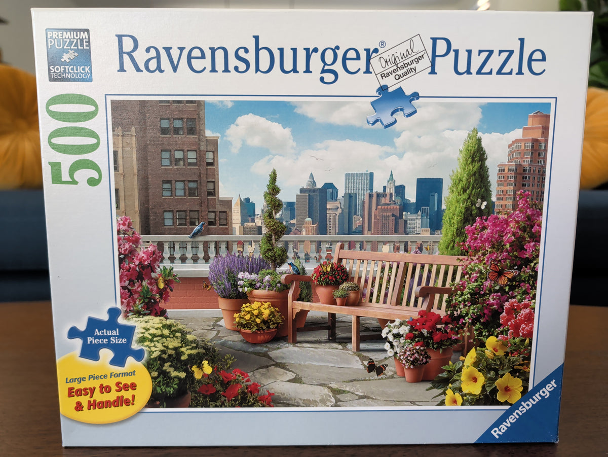 Rooftop Garden, 500-piece puzzle, Ravensburger