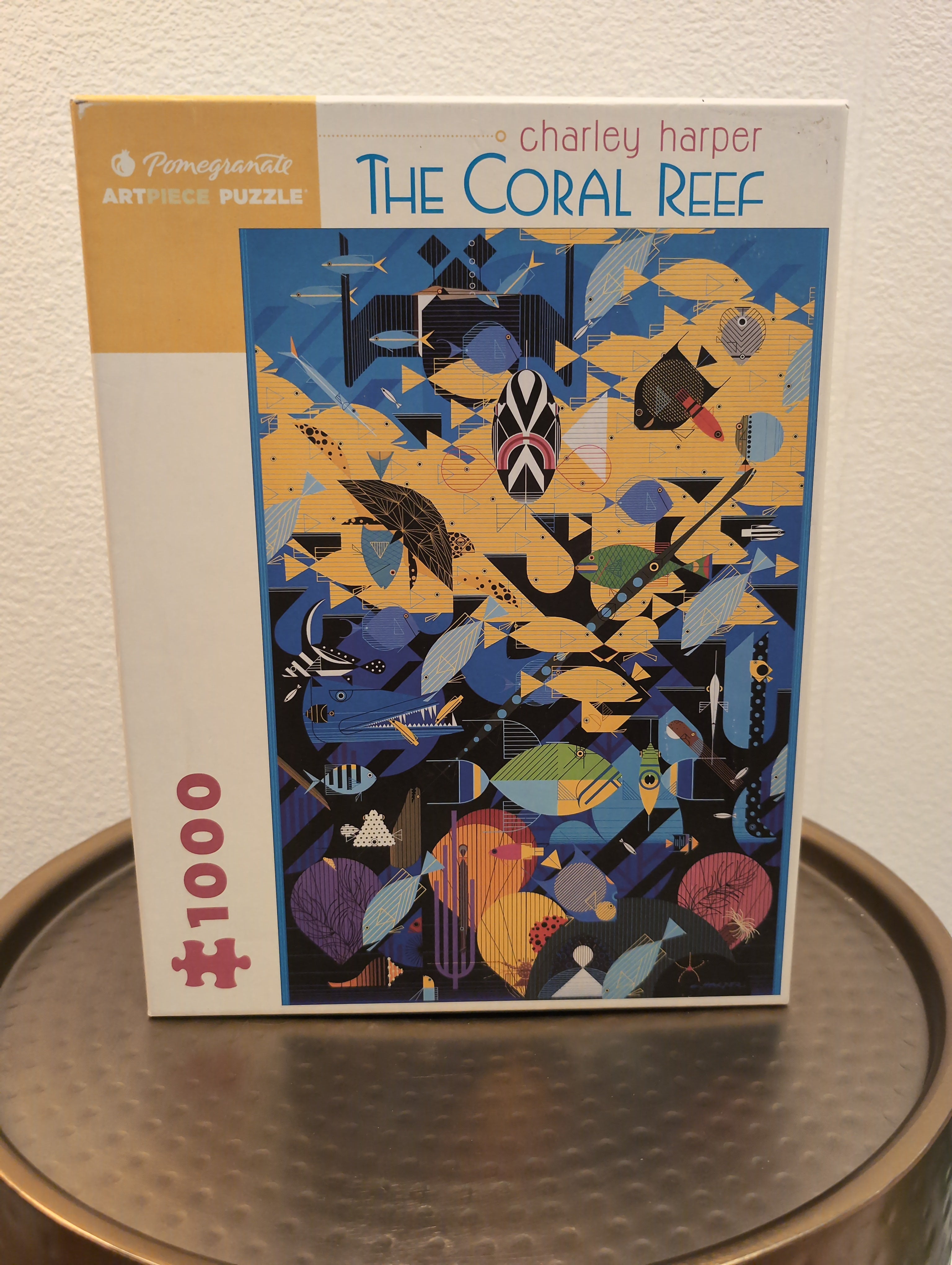 The Coral Reef - Charley Harper, 1000-piece puzzle, Pomegranate