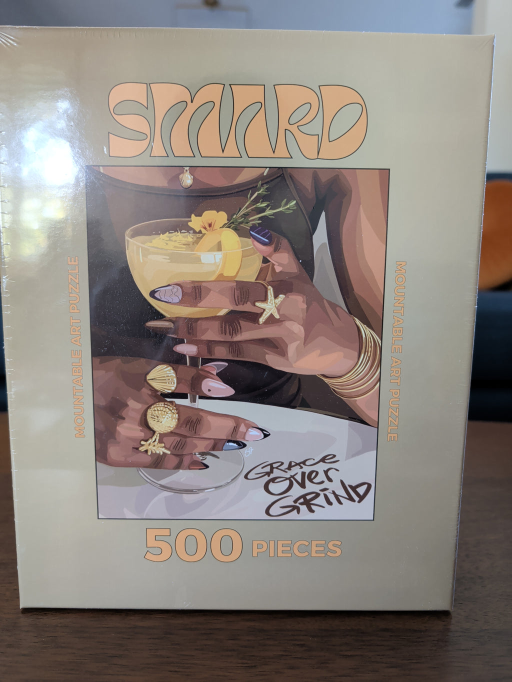 Grace Over Grind, 500-piece puzzle, Smard