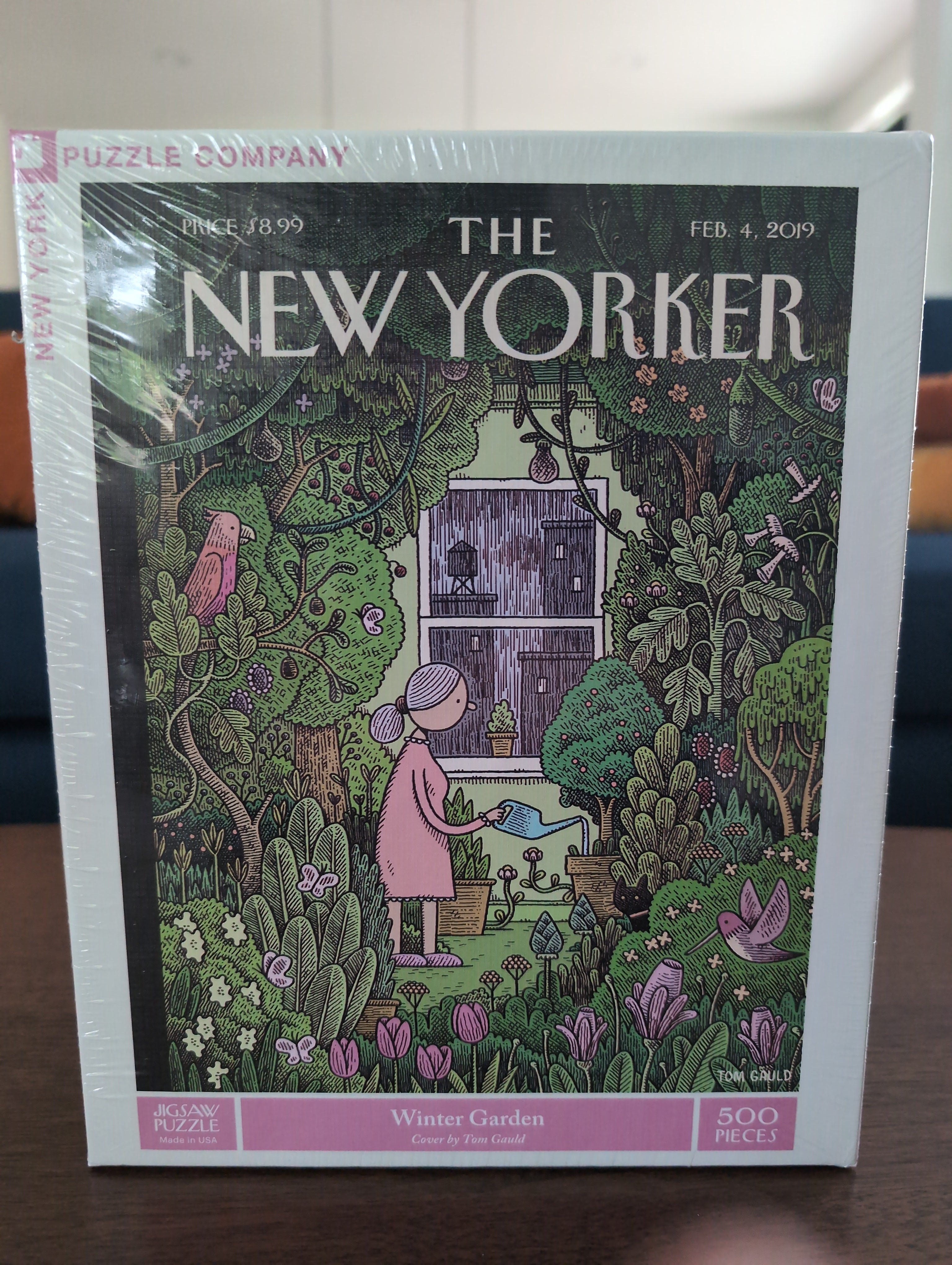Winter Garden (New Yorker), 500-piece puzzle, New York Puzzle Company