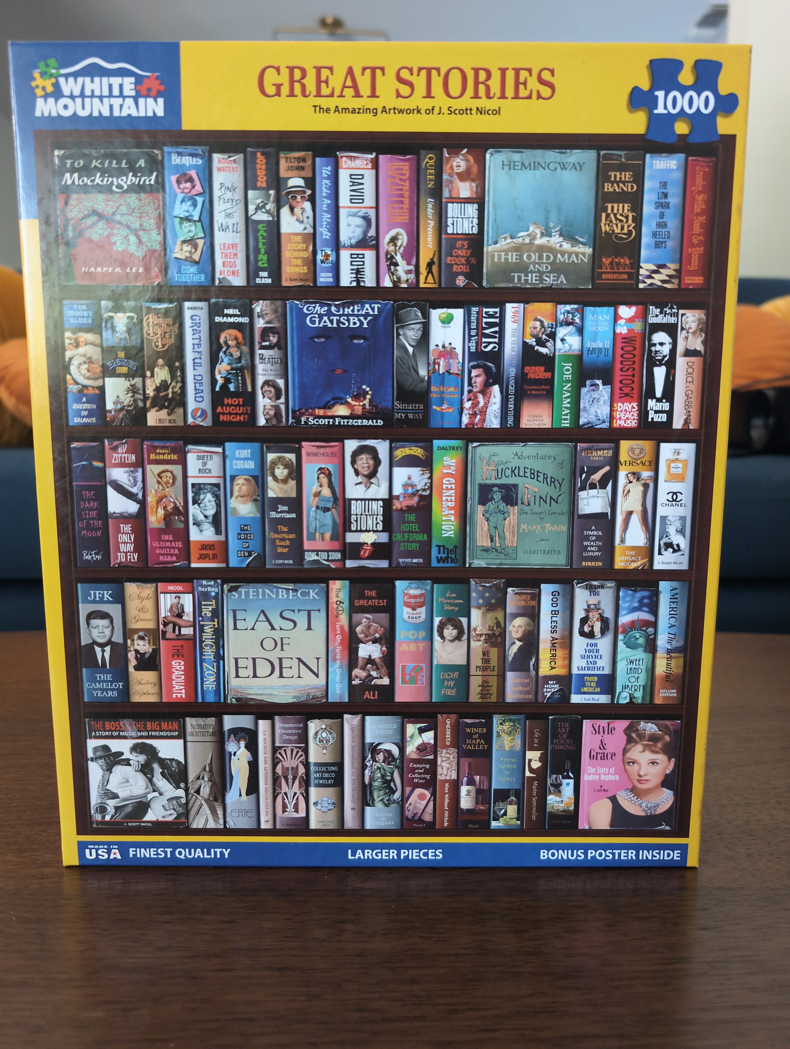 Great Stories, 1000-piece puzzle, White Mountain