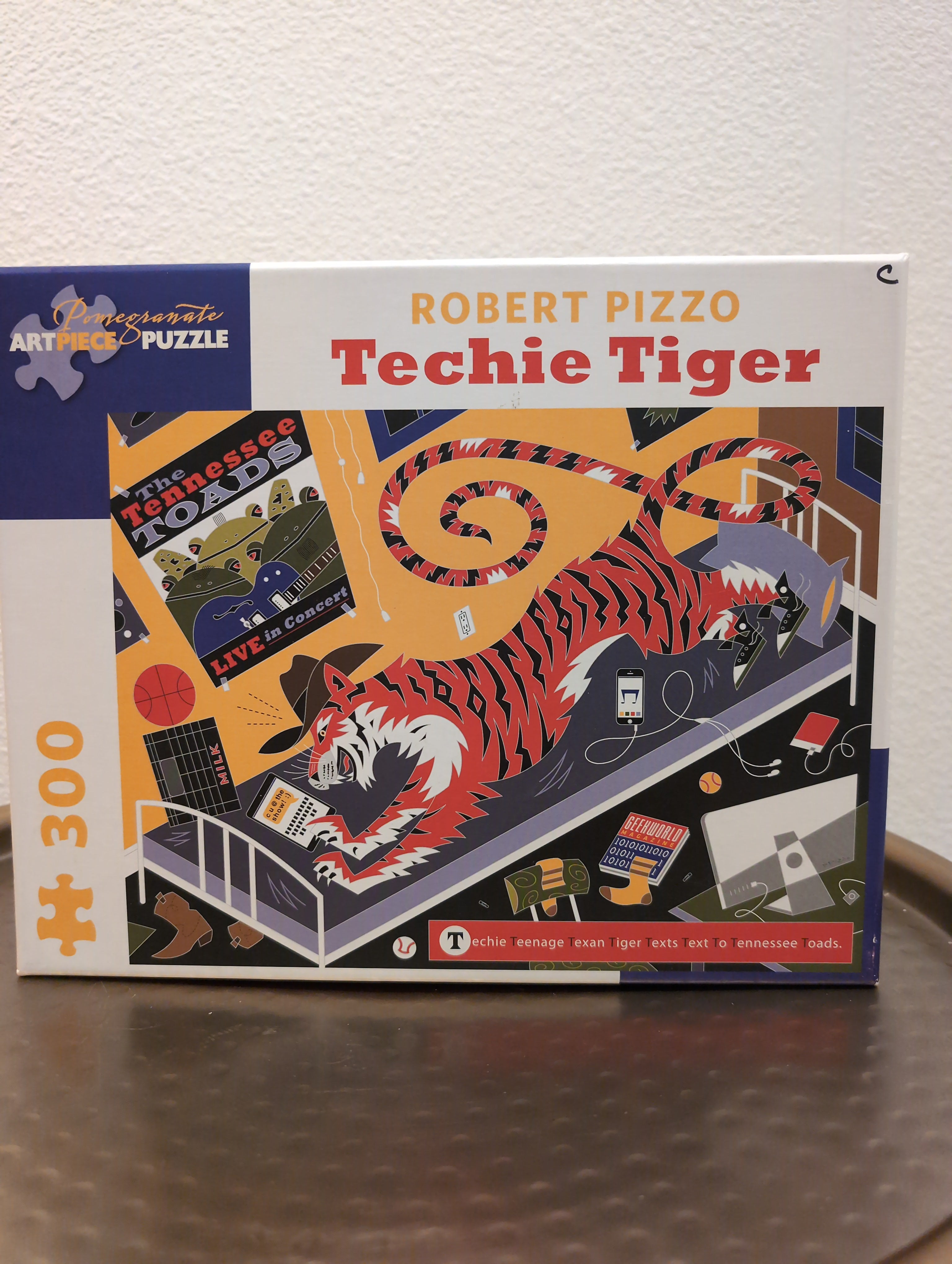Techie Tiger - Robert Pizzo, 300-piece puzzle, Pomegranate