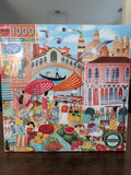 Venice Open Market, 1000-piece puzzle, eeBoo
