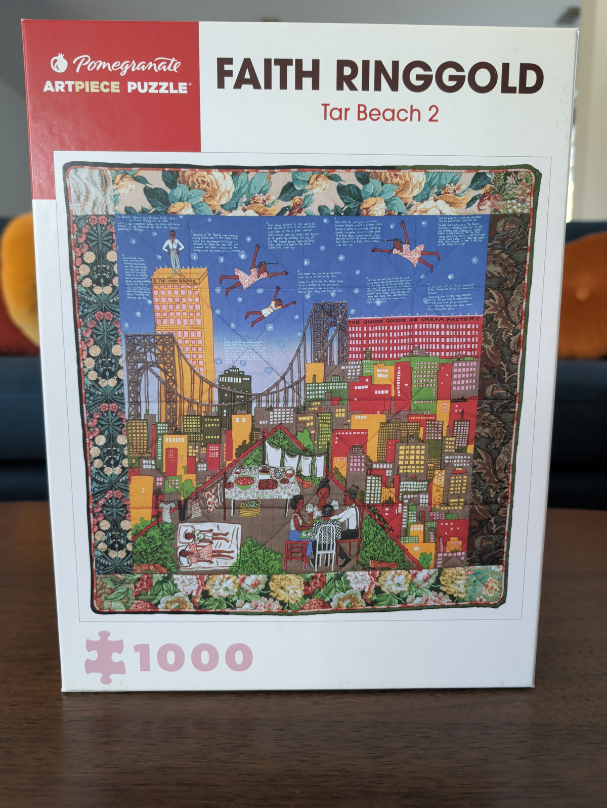 Tar Beach 2 - Faith Ringgold, 1000-piece puzzle, Pomegranate