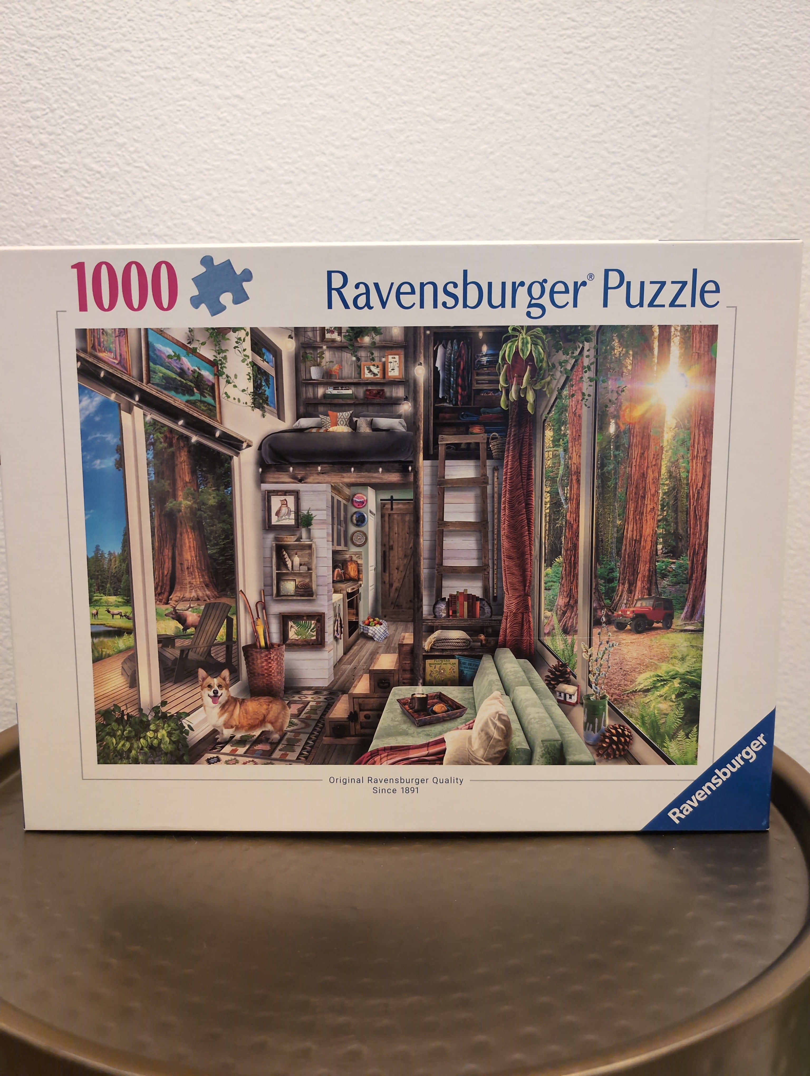 Redwood Forest Tiny House, 1000-piece puzzle, Ravensburger