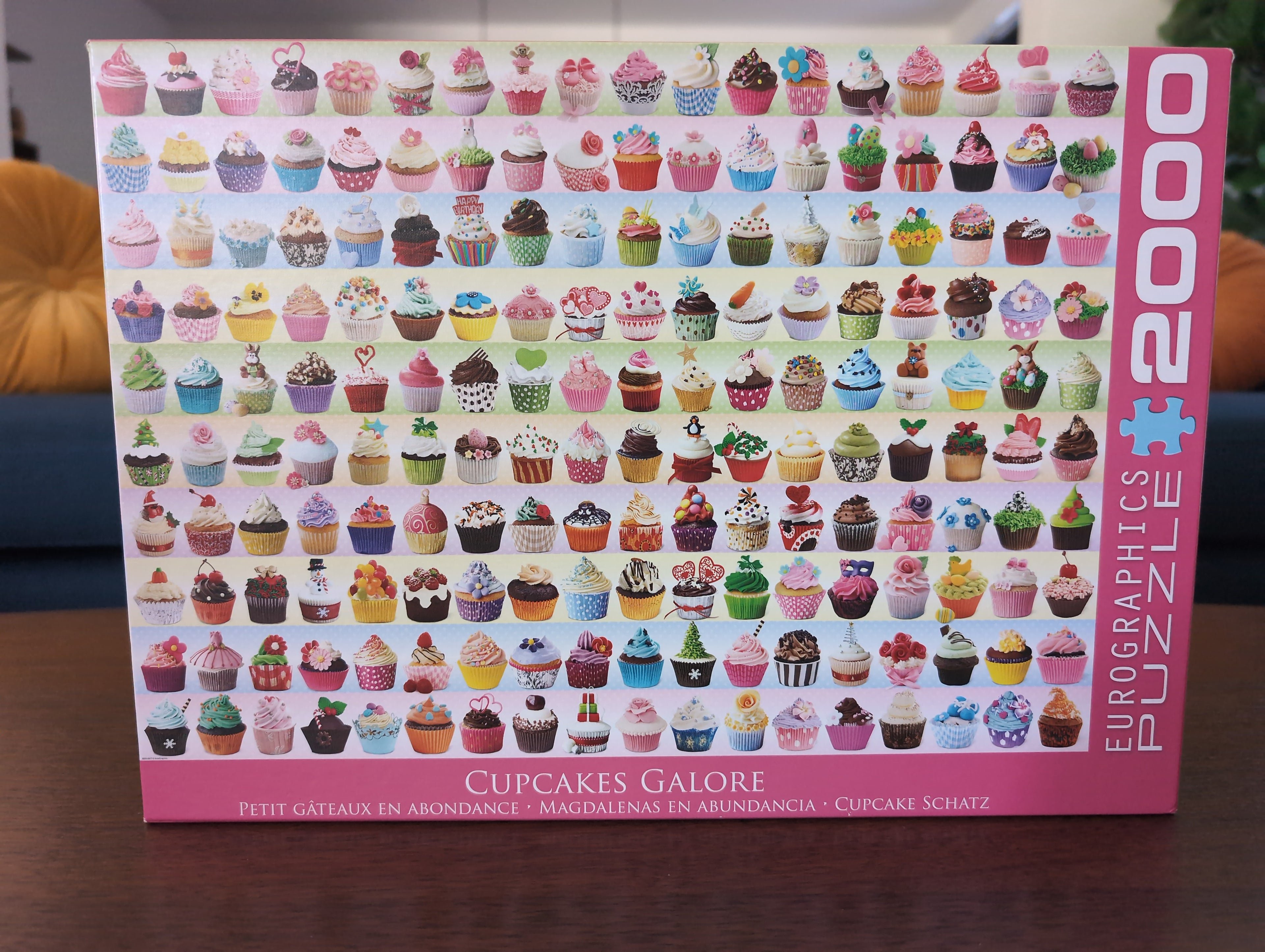 Cupcakes Galore, 2000-piece puzzle, Eurographics