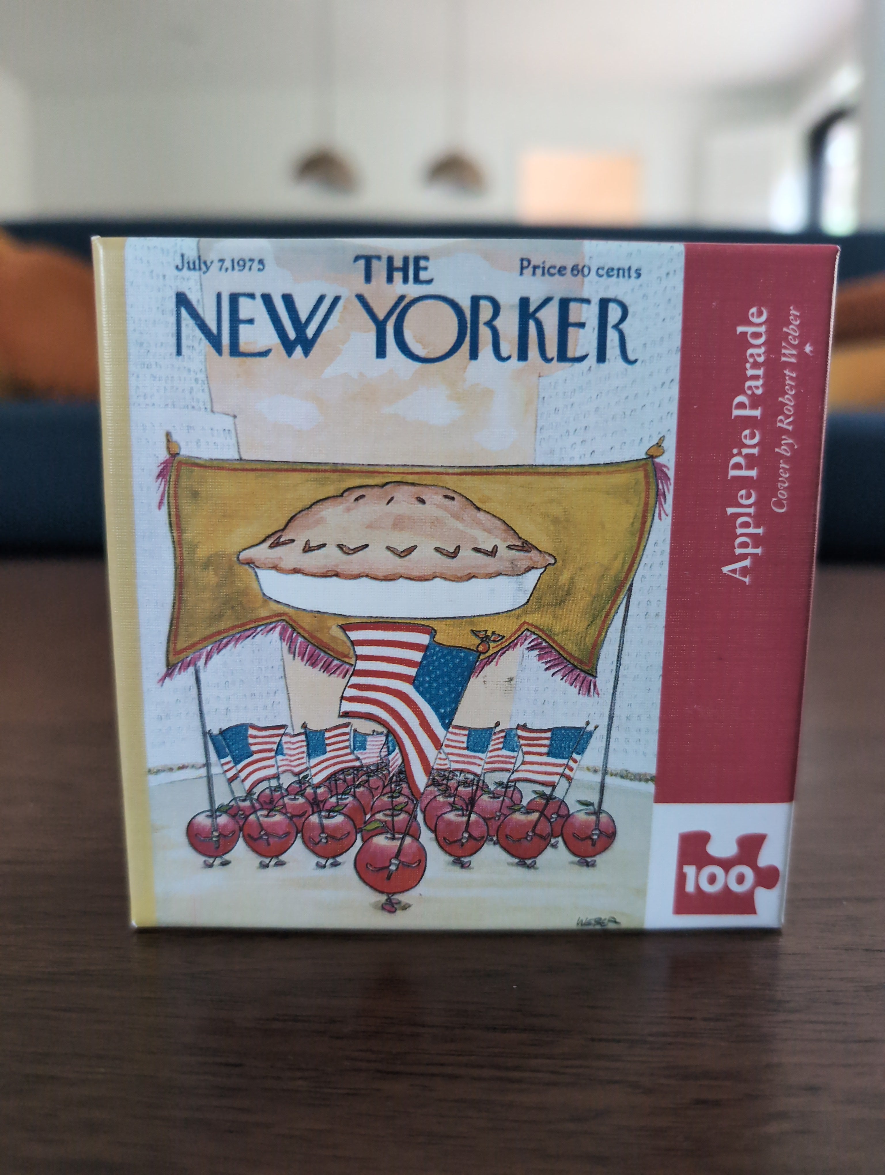 'Apple Pie Parade' (New Yorker cover), 100-piece puzzle, New York Puzzle Company