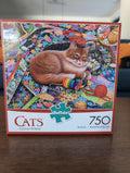 Cats - Puzzling Problem, 750-piece puzzle, Buffalo Games