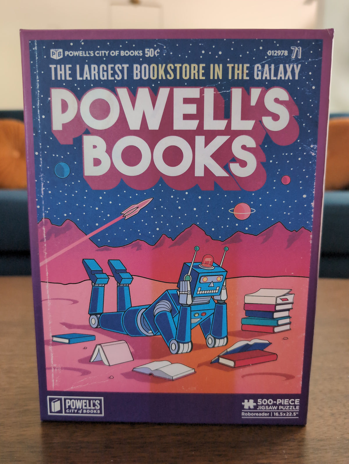 Roboreader, 500-piece puzzle, Powell's Books