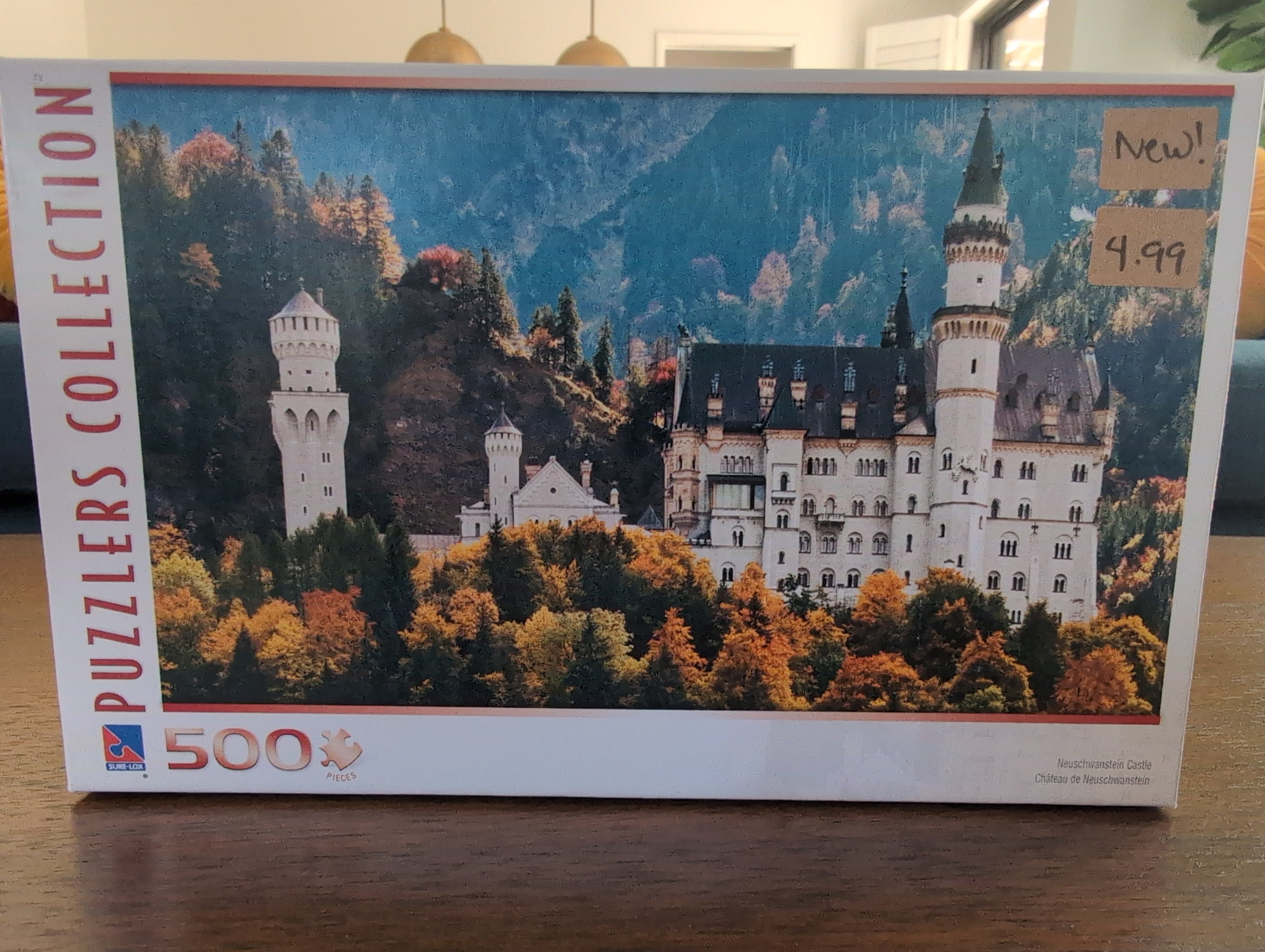 Neuschwanstein Castle, 500-piece puzzle, SureLox