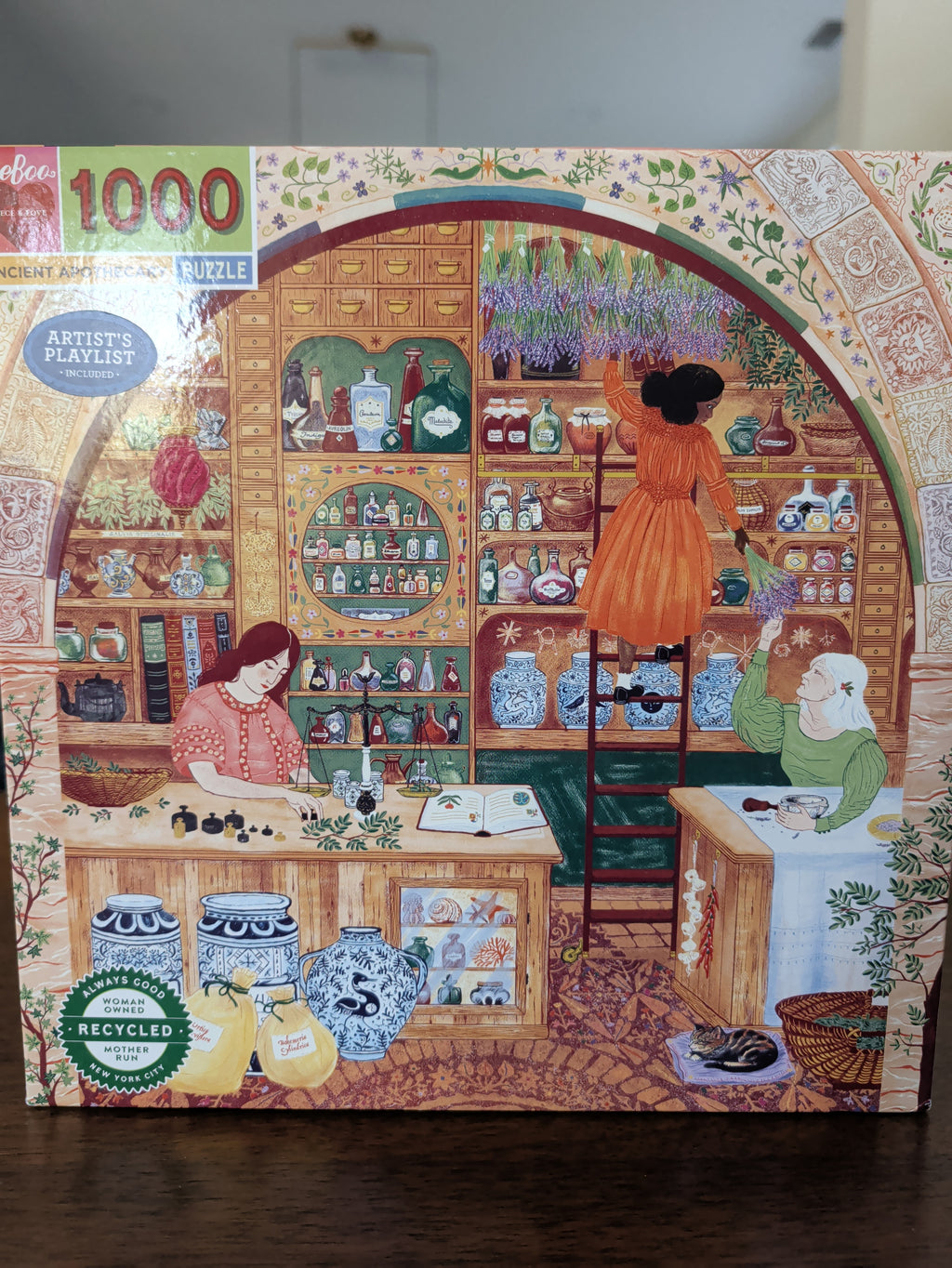 Ancient Apothecary, 1000-piece puzzle, eeBoo