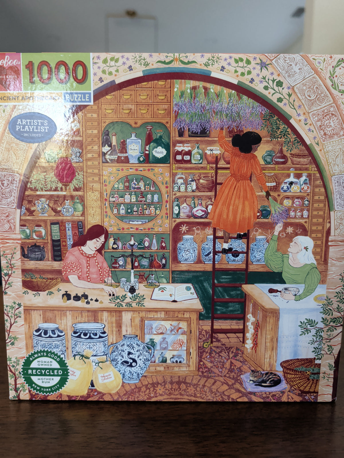 Ancient Apothecary, 1000-piece puzzle, eeBoo