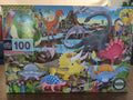 Land of Dinosaurs, 100-piece puzzle, eeBoo