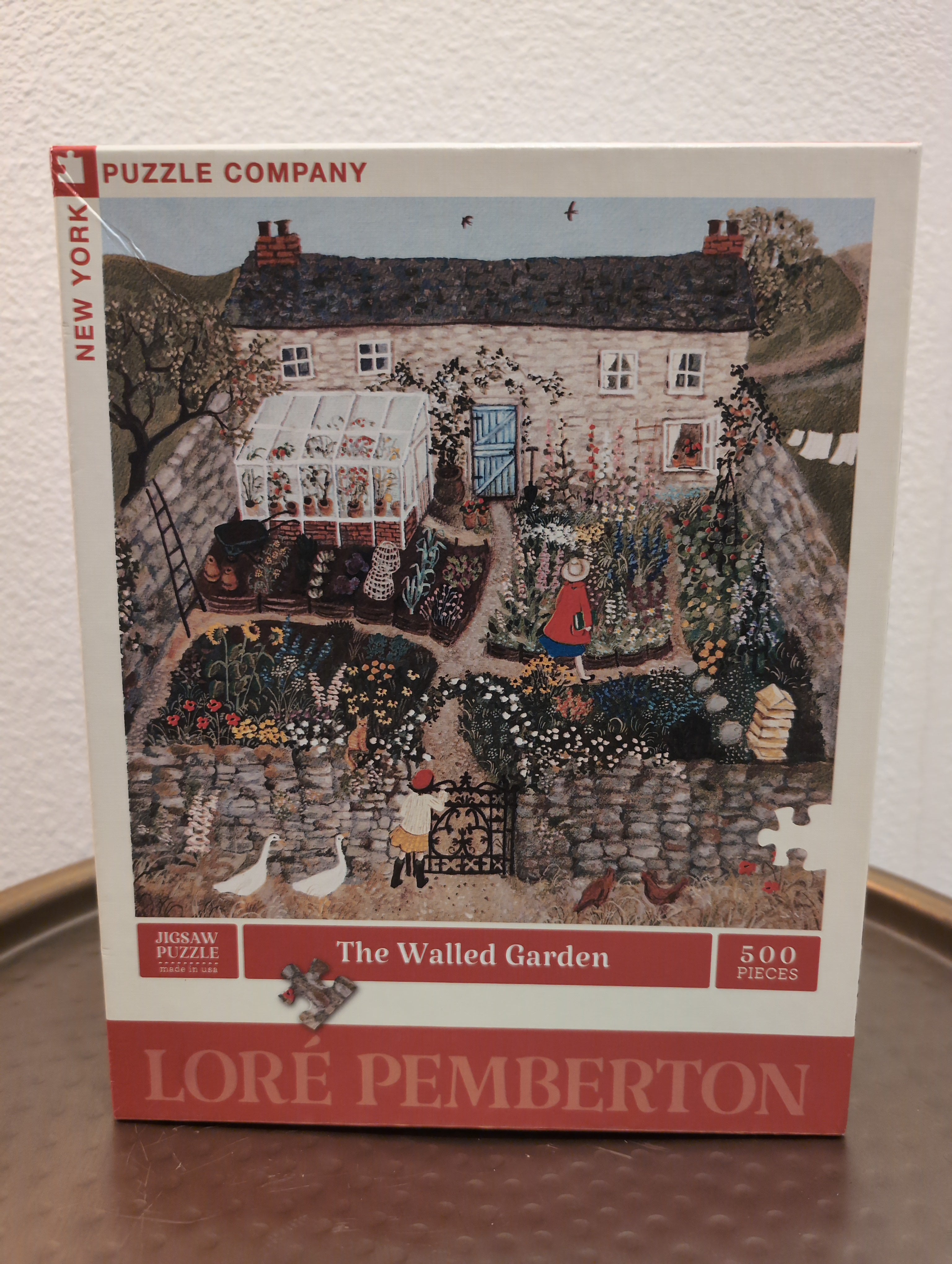 The Walled Garden - Lore Pemberton, 1000-piece puzzle, New York Puzzle Company