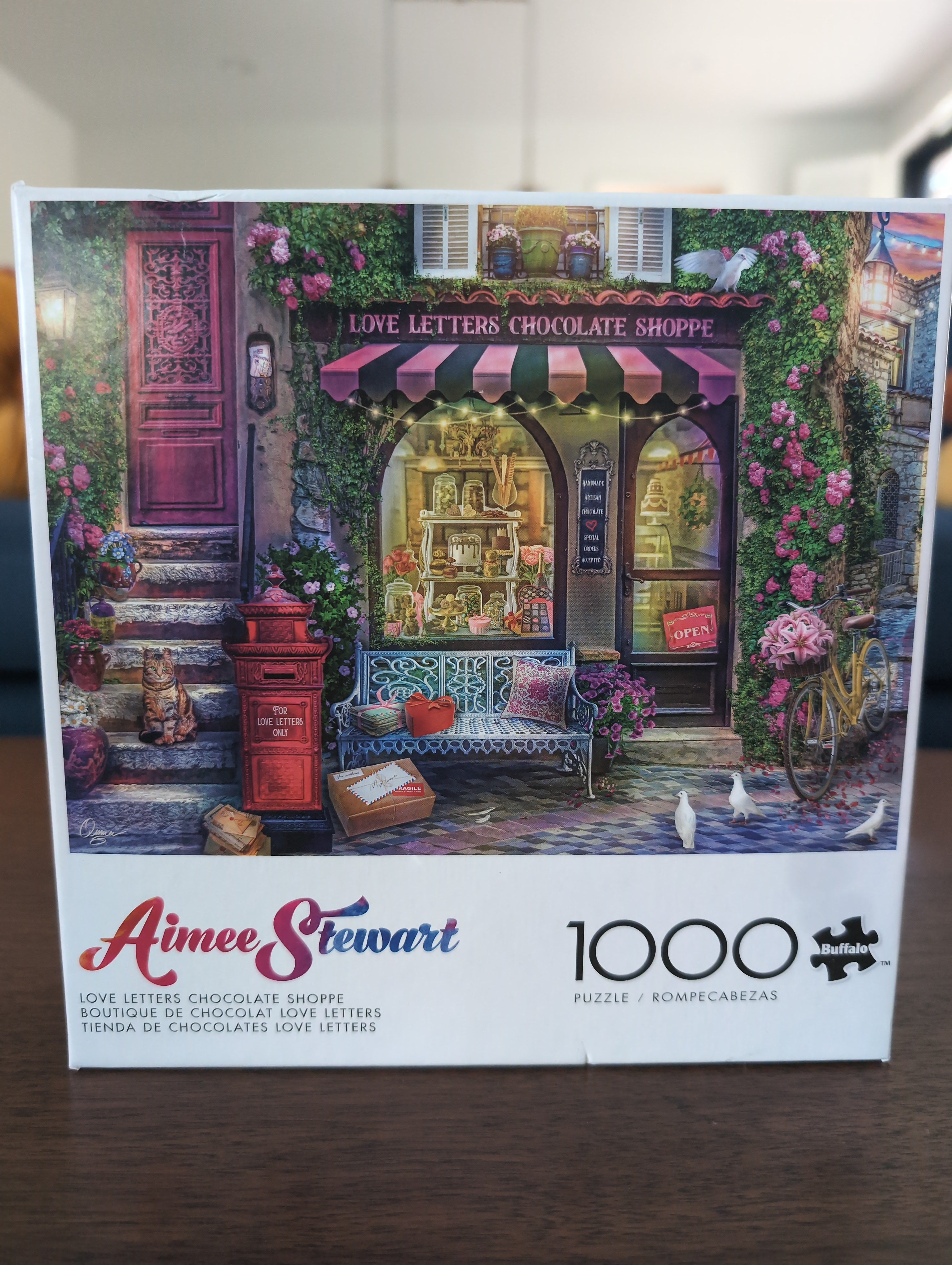 Love Letters Chocolate Shoppe, 1000-piece puzzle, Buffalo Games