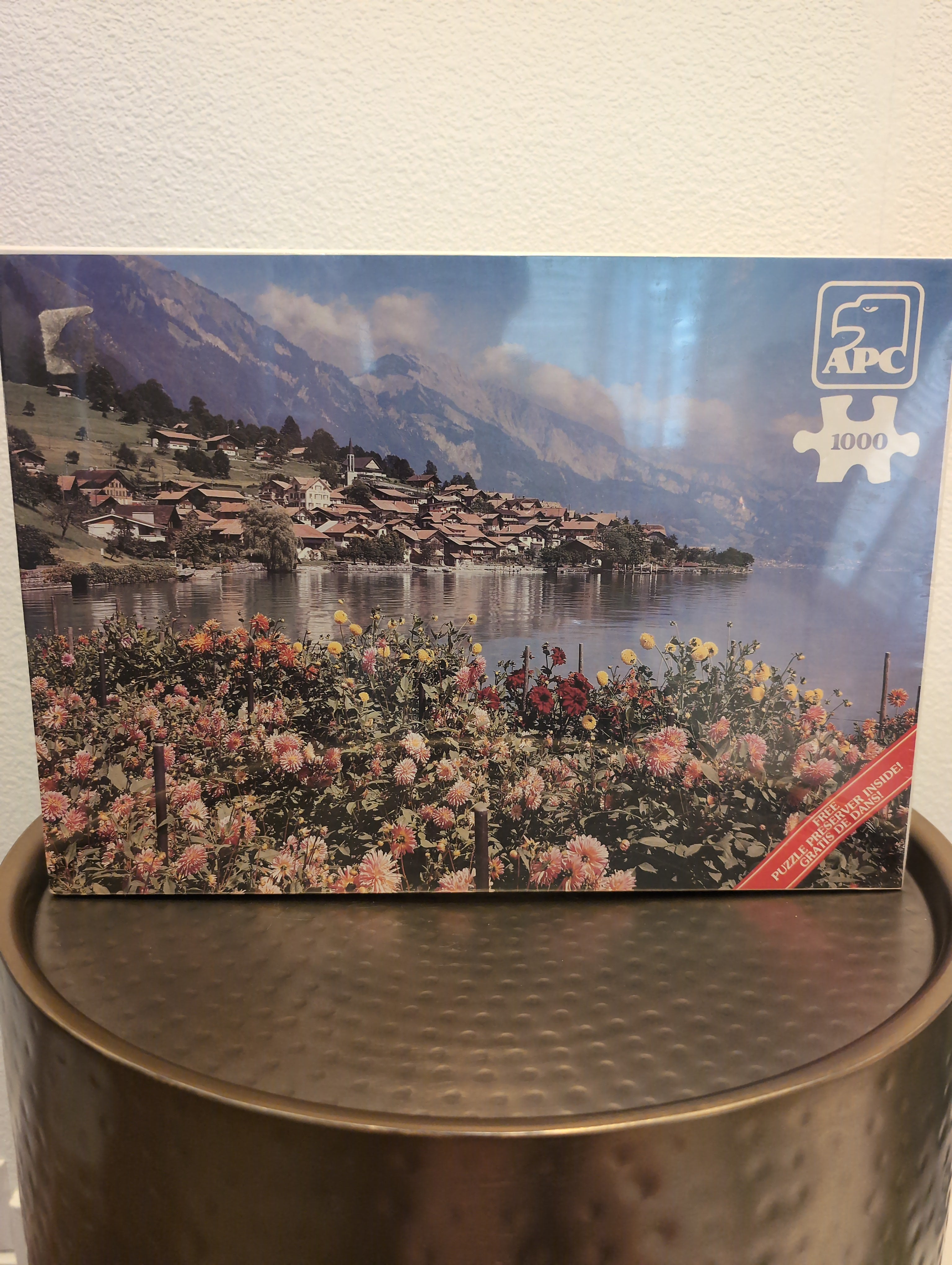 Vtg Brienzersee, Switzerland, 1000-piece puzzle, American Publishing Corp