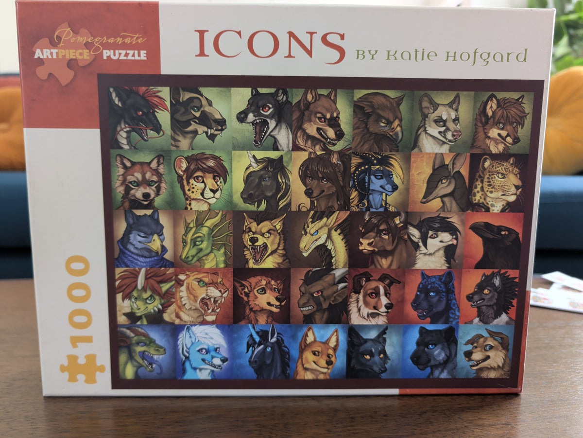 Icons - Katie Hofgard, 1000-piece puzzle, Pomegranate