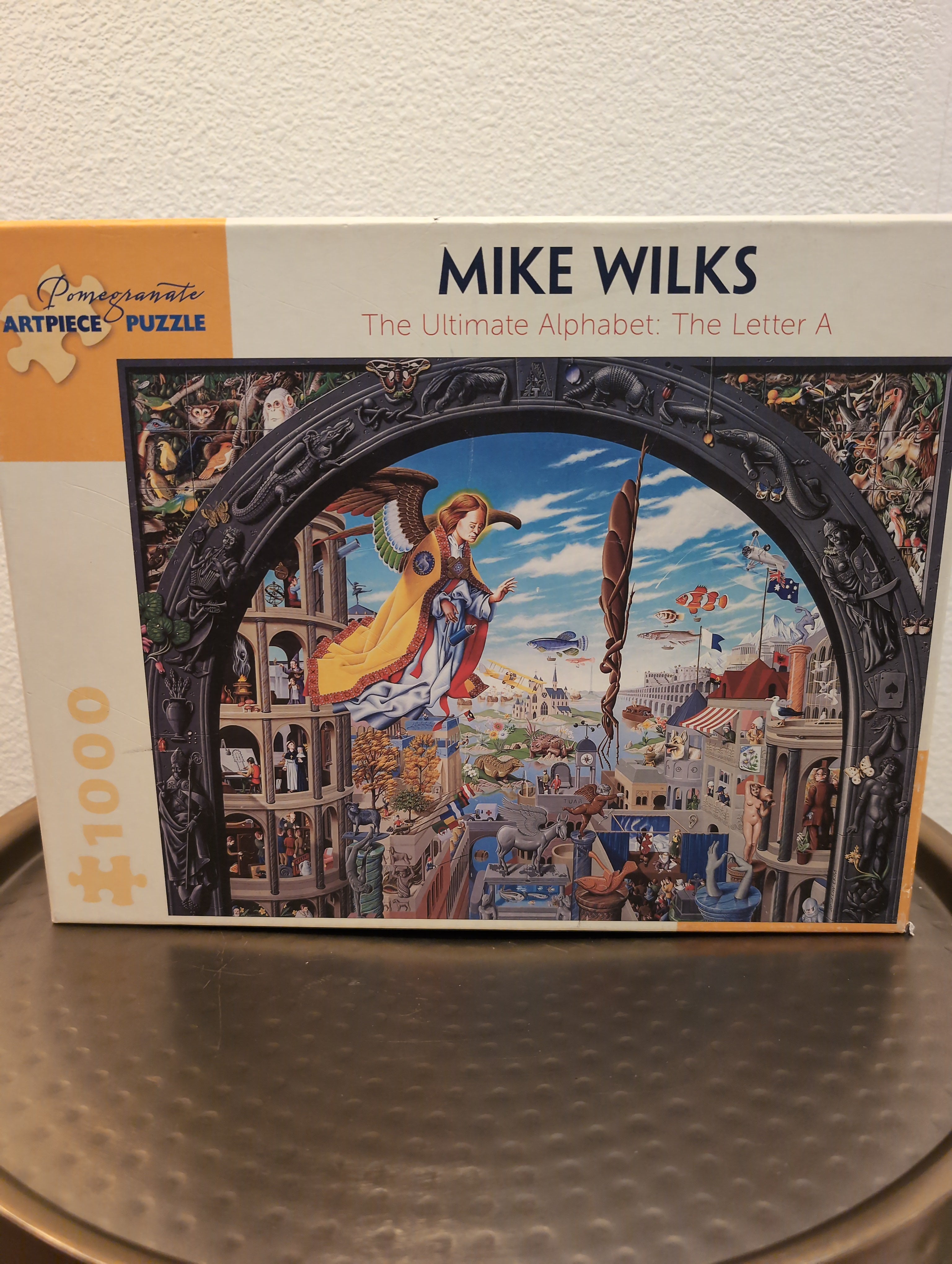 The Letter A - Mike Wilks, 1000-piece puzzle, Pomegranate
