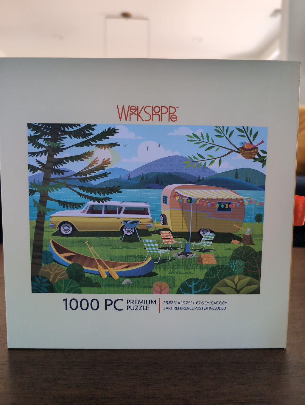 Happy Camper, 1000-piece puzzle, WerkShoppe