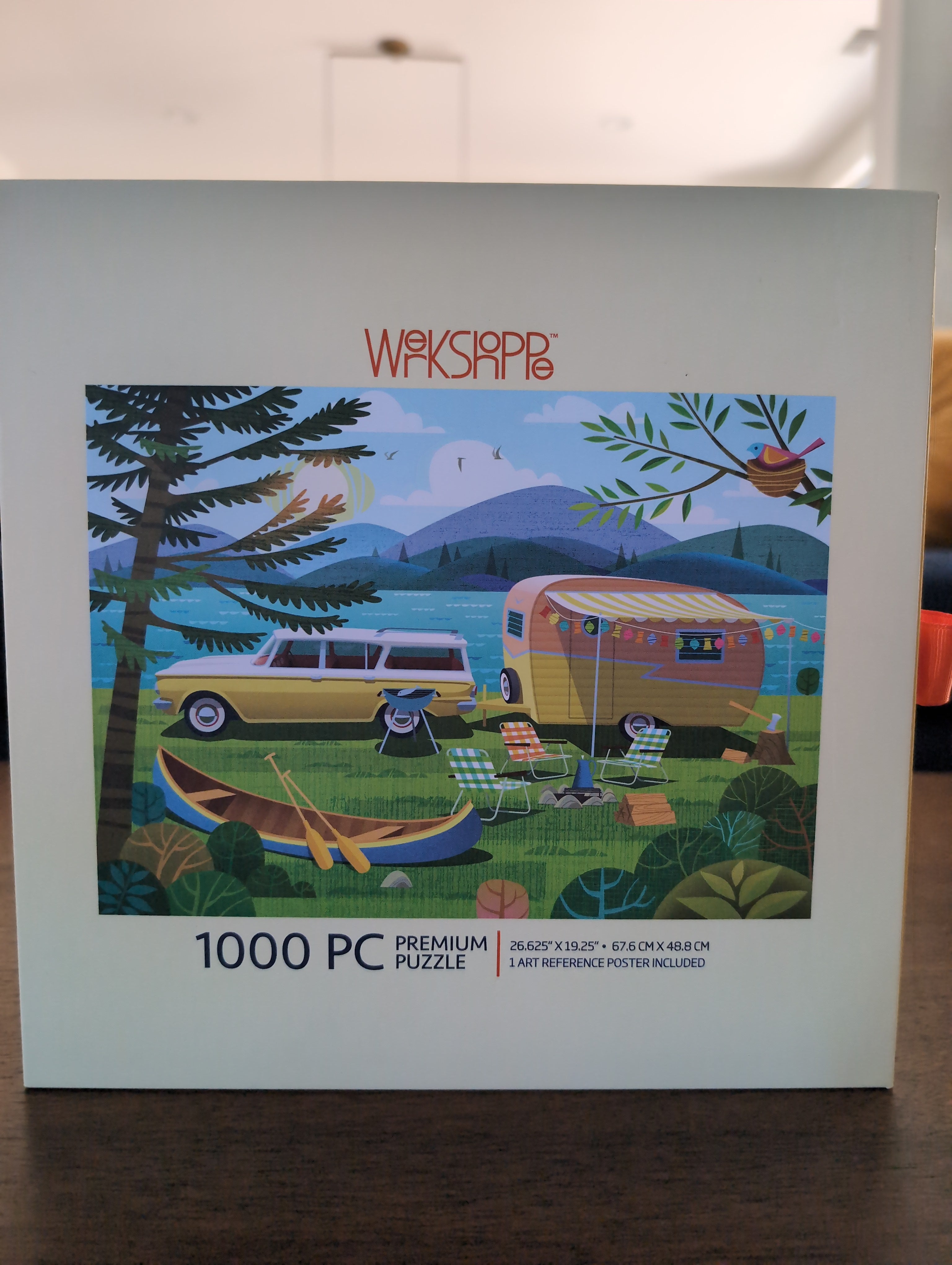 Happy Camper, 1000-piece puzzle, WerkShoppe