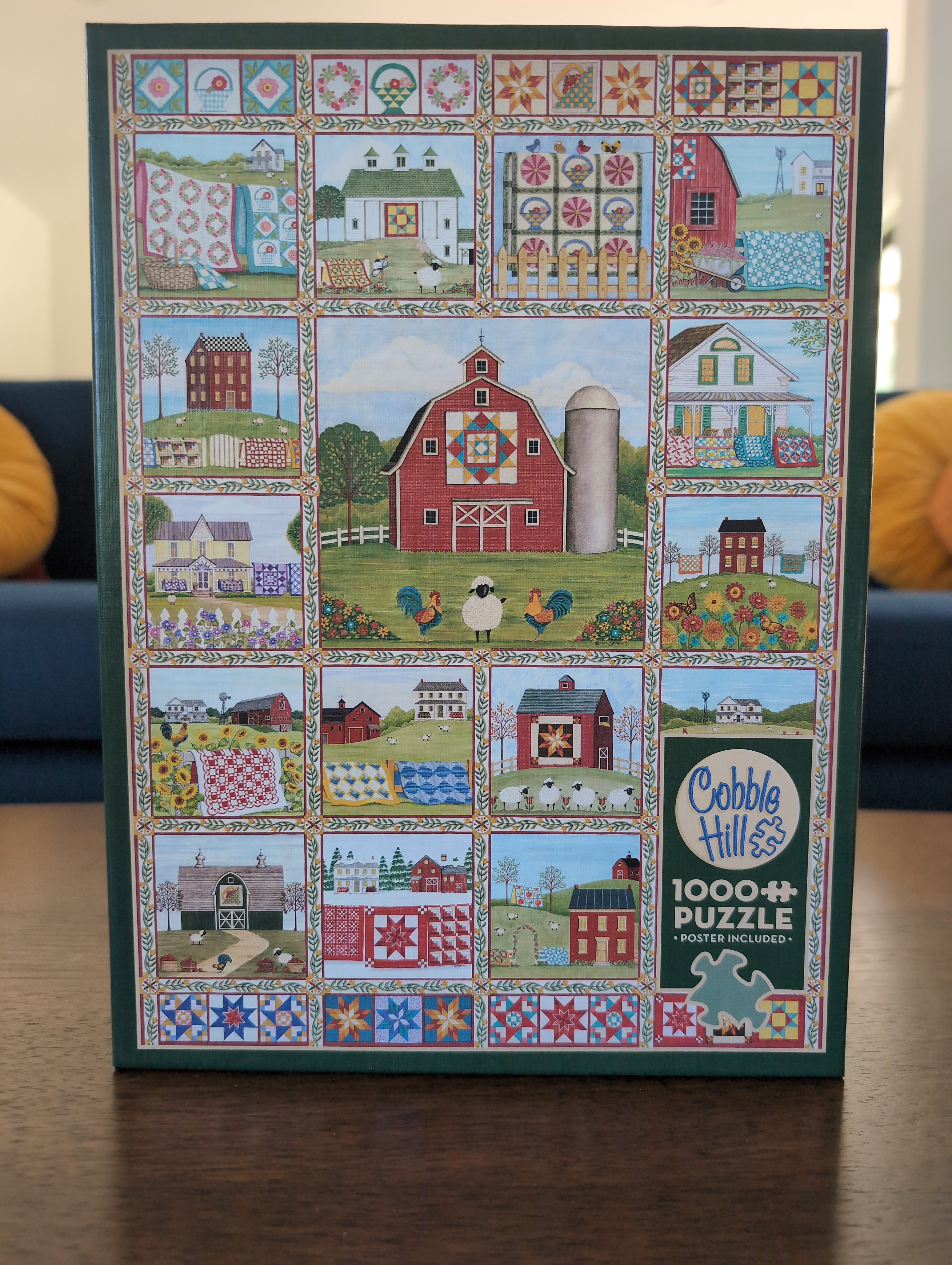 Quilt Country, 1000-piece puzzle, Cobble Hill