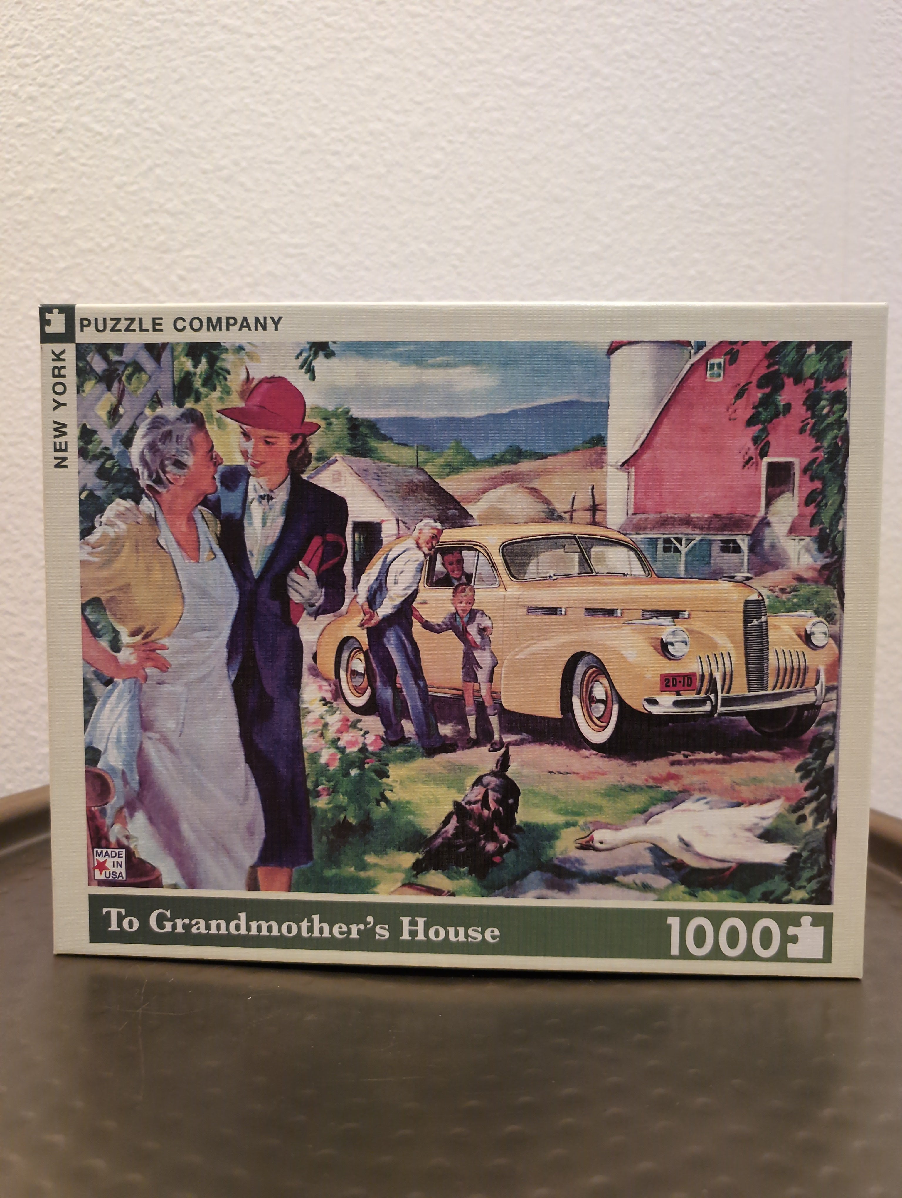 To Grandmother's House, 1000-piece puzzle, New York Puzzle Company