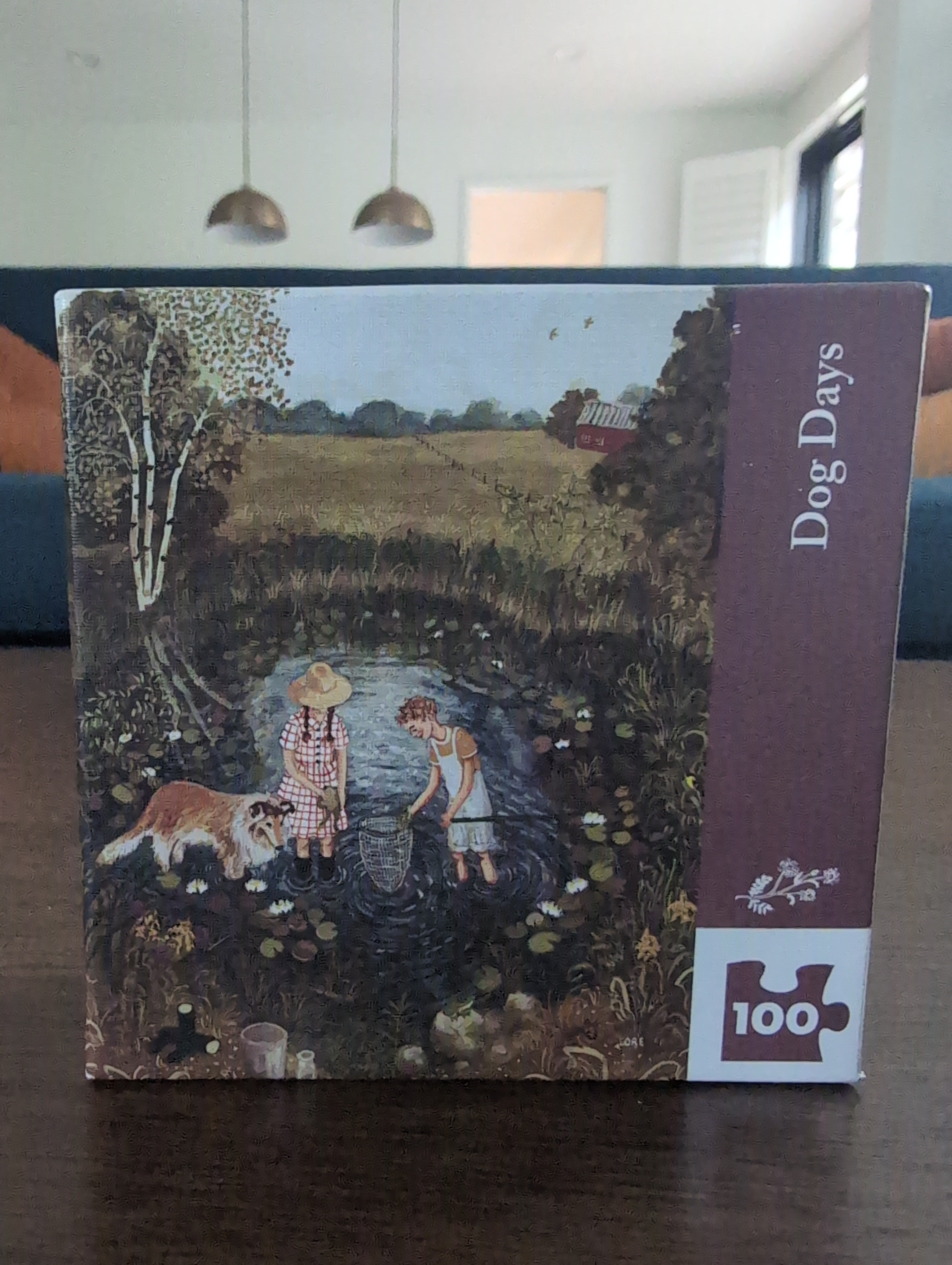 Dog Days, 100-piece puzzle, New York Puzzle Company
