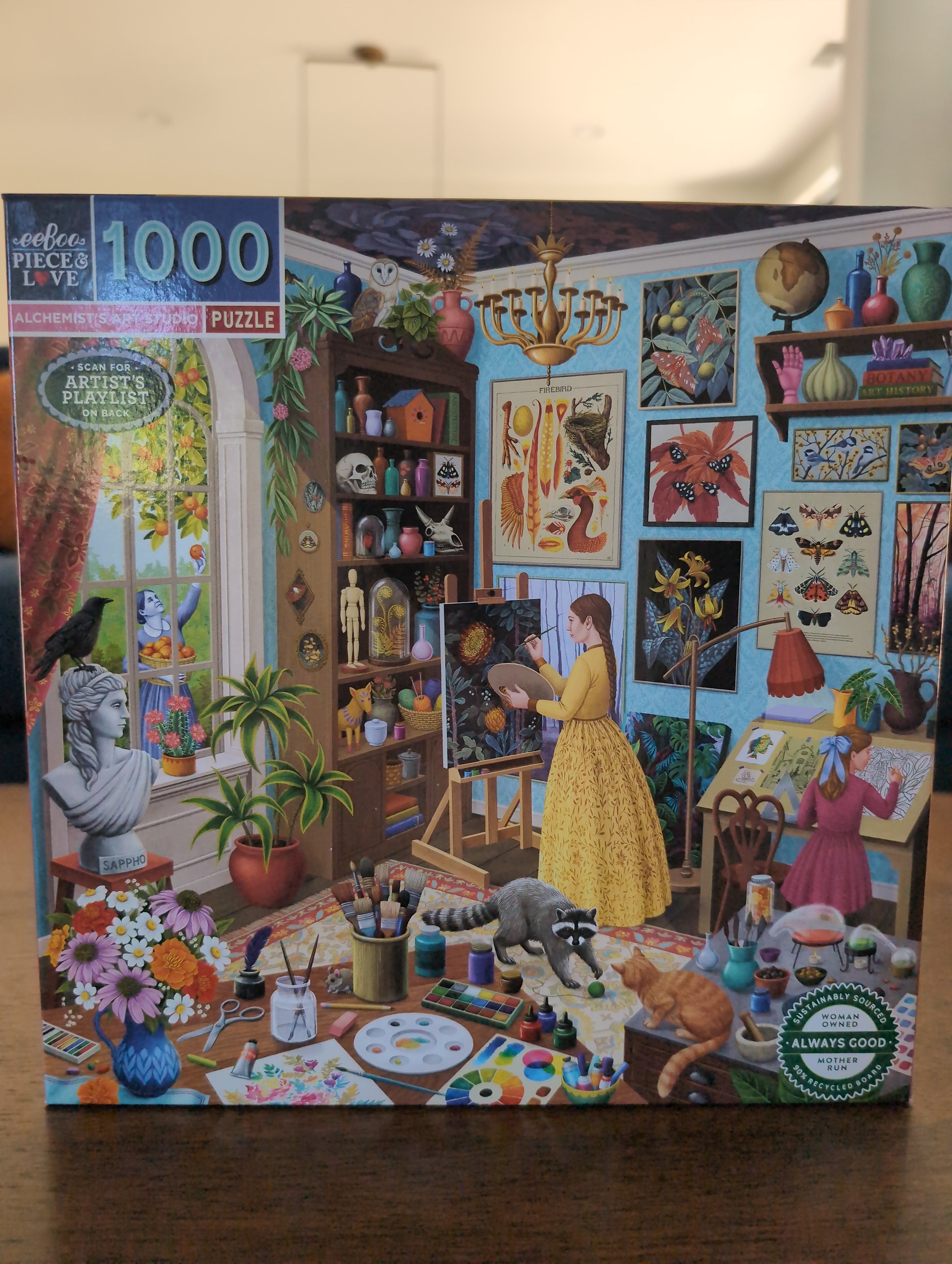 Alchemist's Art Studio, 1000-piece puzzle, eeBoo