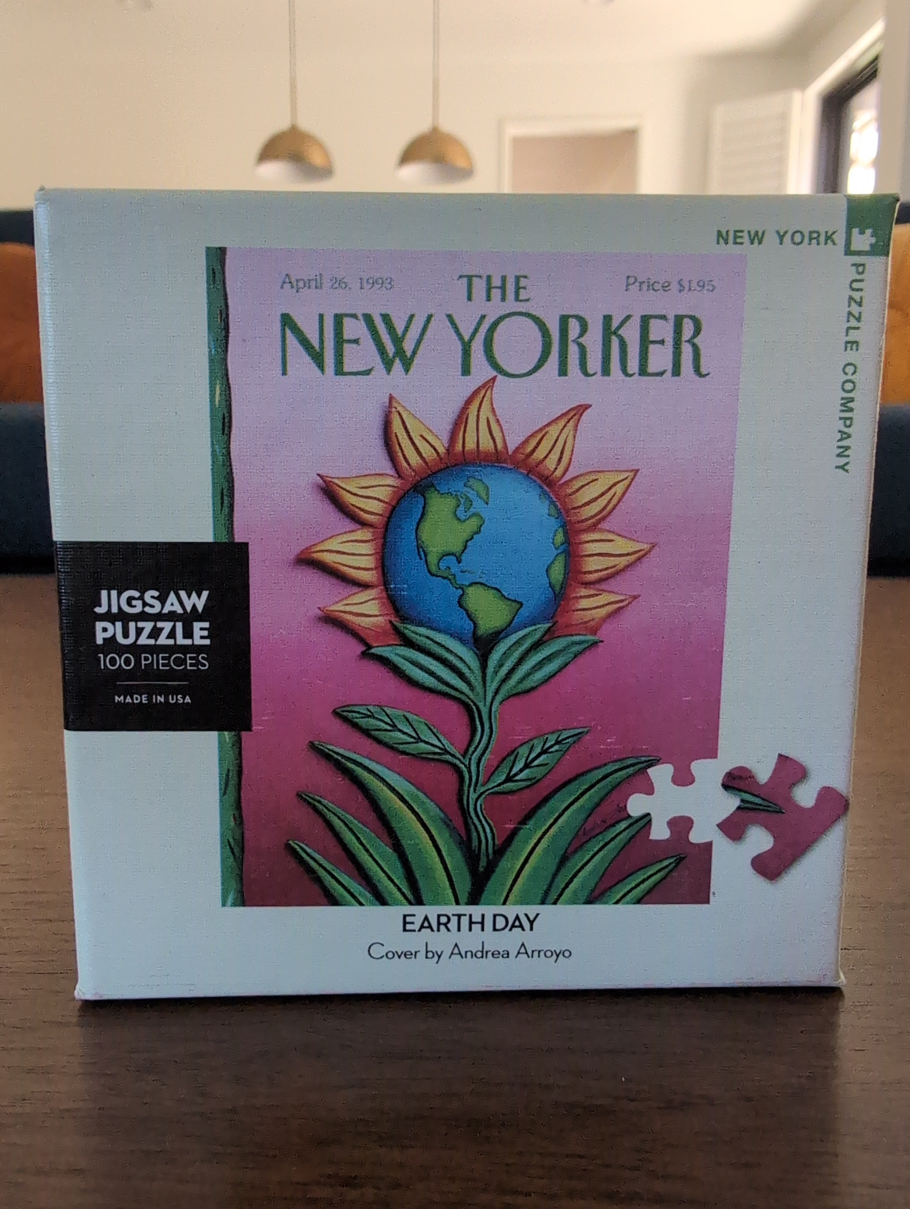 Earth Day - New Yorker Cover, 100-piece puzzle, New York Puzzle Company