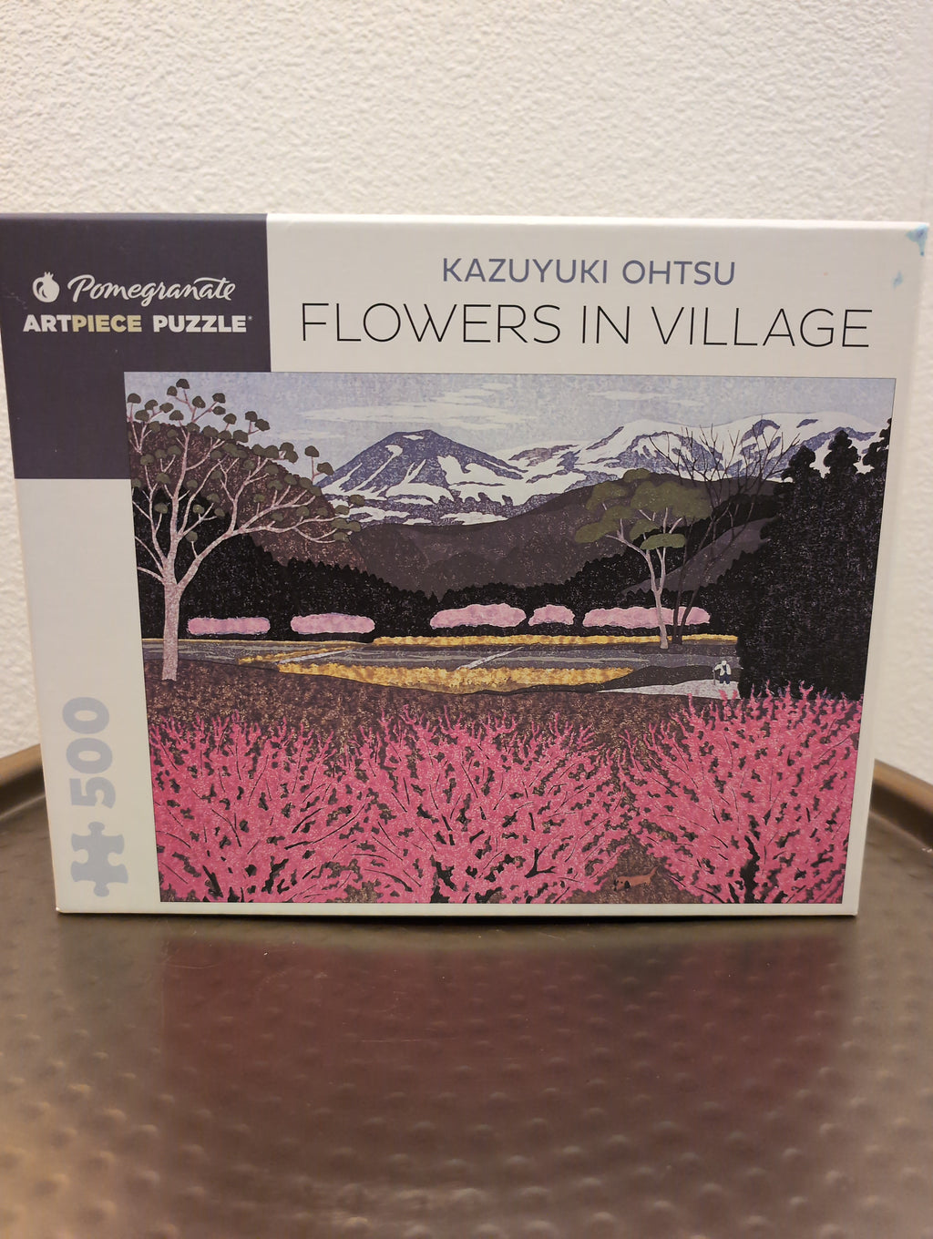 Flowers in Village - Kazuyuki Ohtsu, 500-piece puzzle, Pomegranate