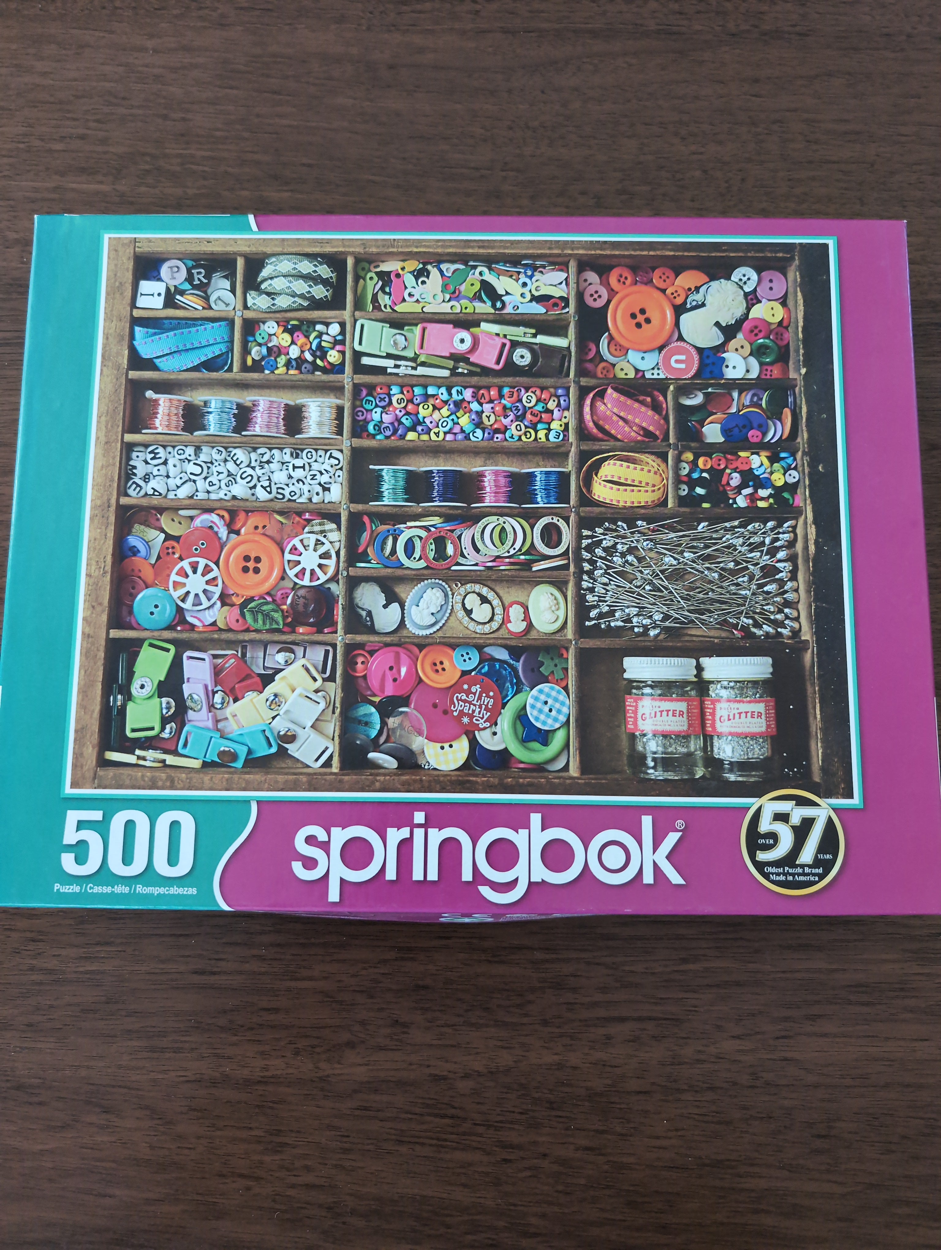 The Sewing Basket, 500-piece puzzle, Springbok