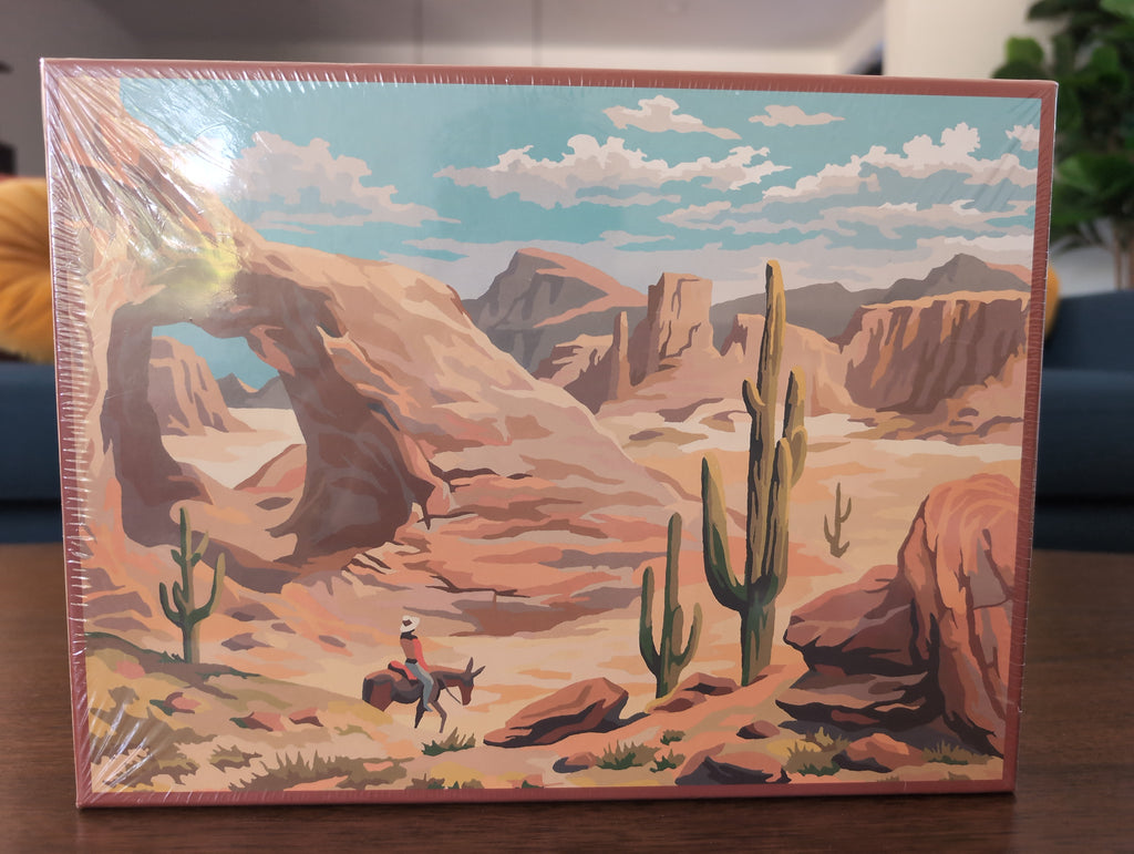 Paint by Numbers - Desert, 1000-piece puzzle, Four Point Puzzles