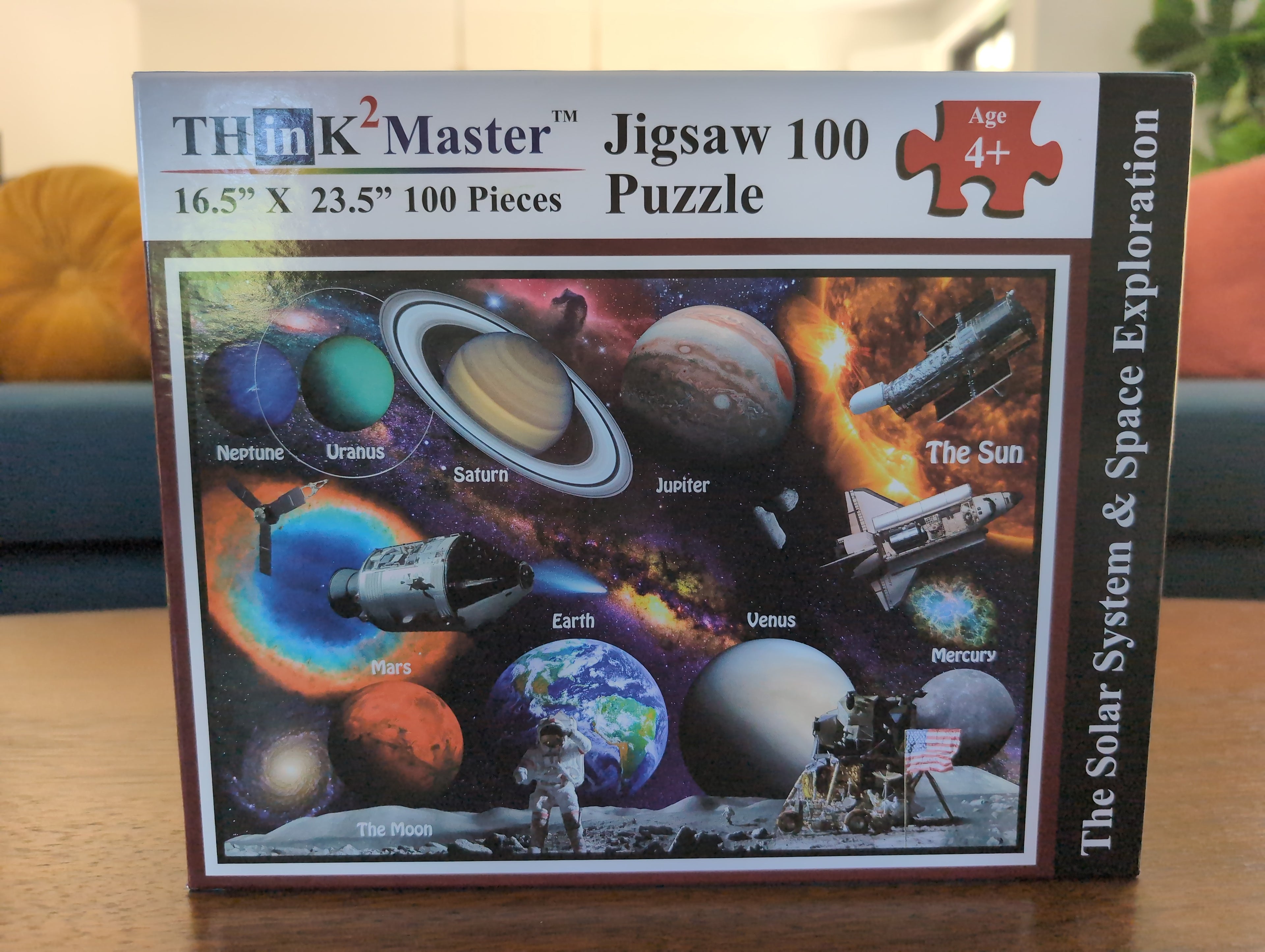 The Solar System and Space Exploration, 100-piece puzzle, Think2Master
