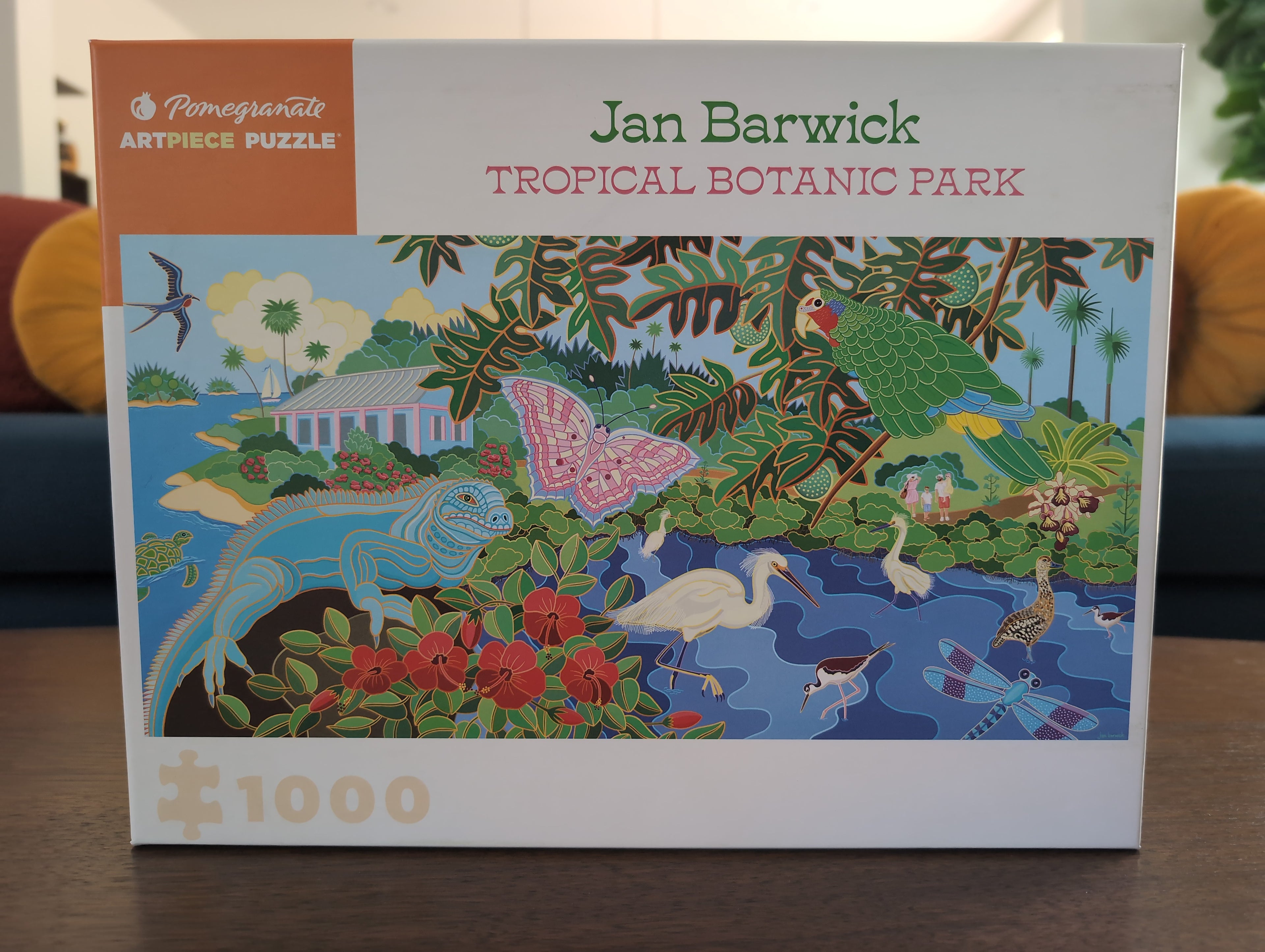 Tropical Botanic Park - Jan Barwick, 1000-piece puzzle, Pomegranate