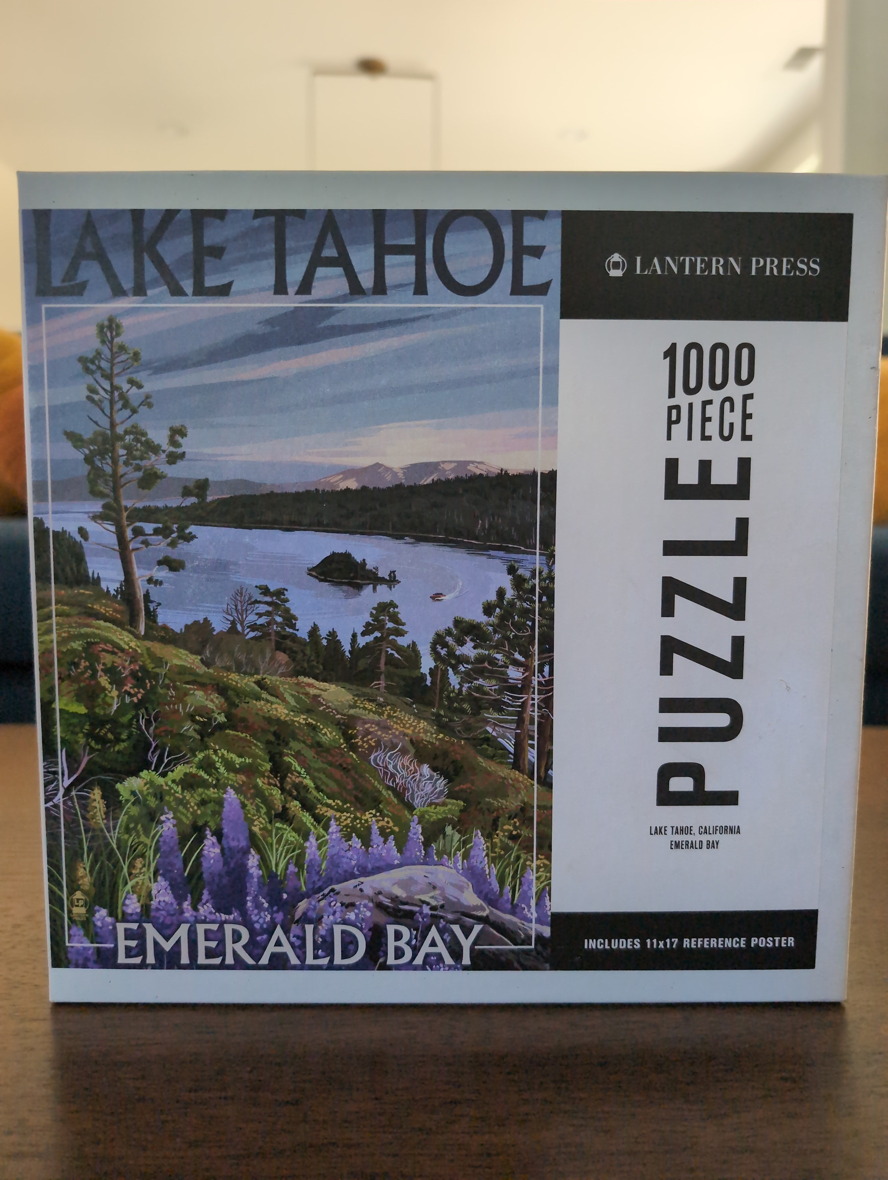 Lake Tahoe, Emerald Bay, 1000-piece puzzle, Lantern Press